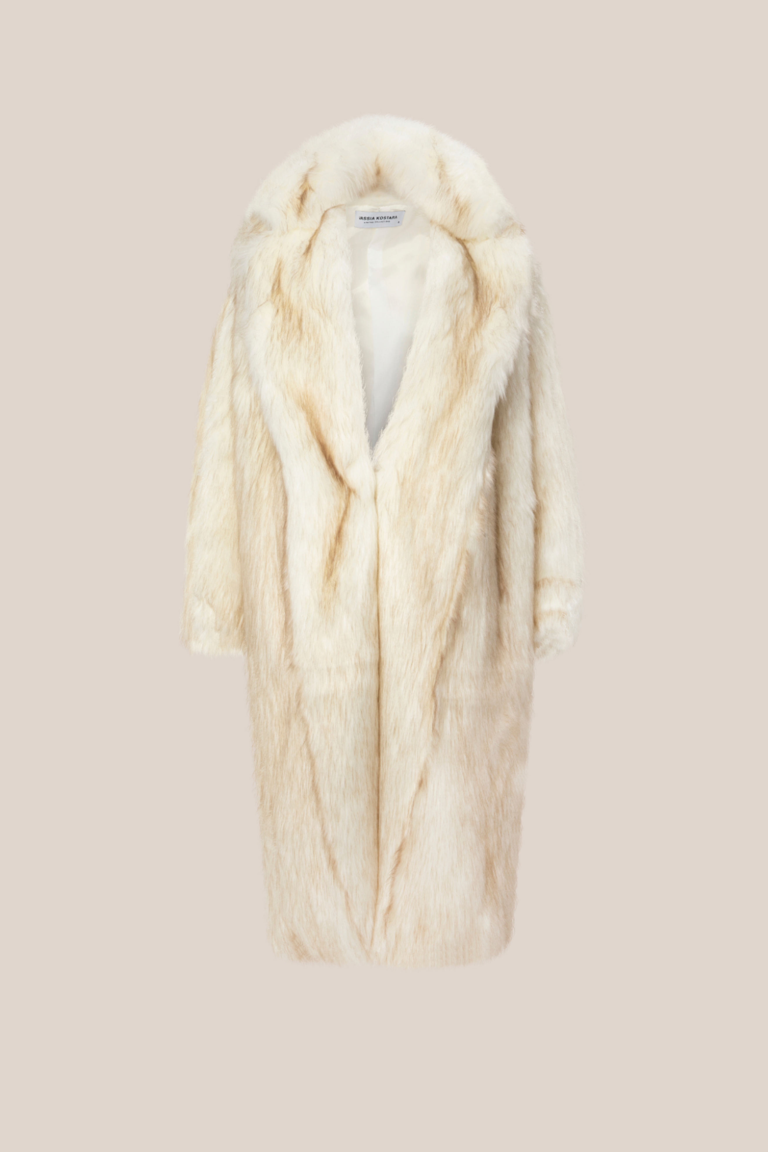 Picture of Dynasty Beige Long Faux Fur