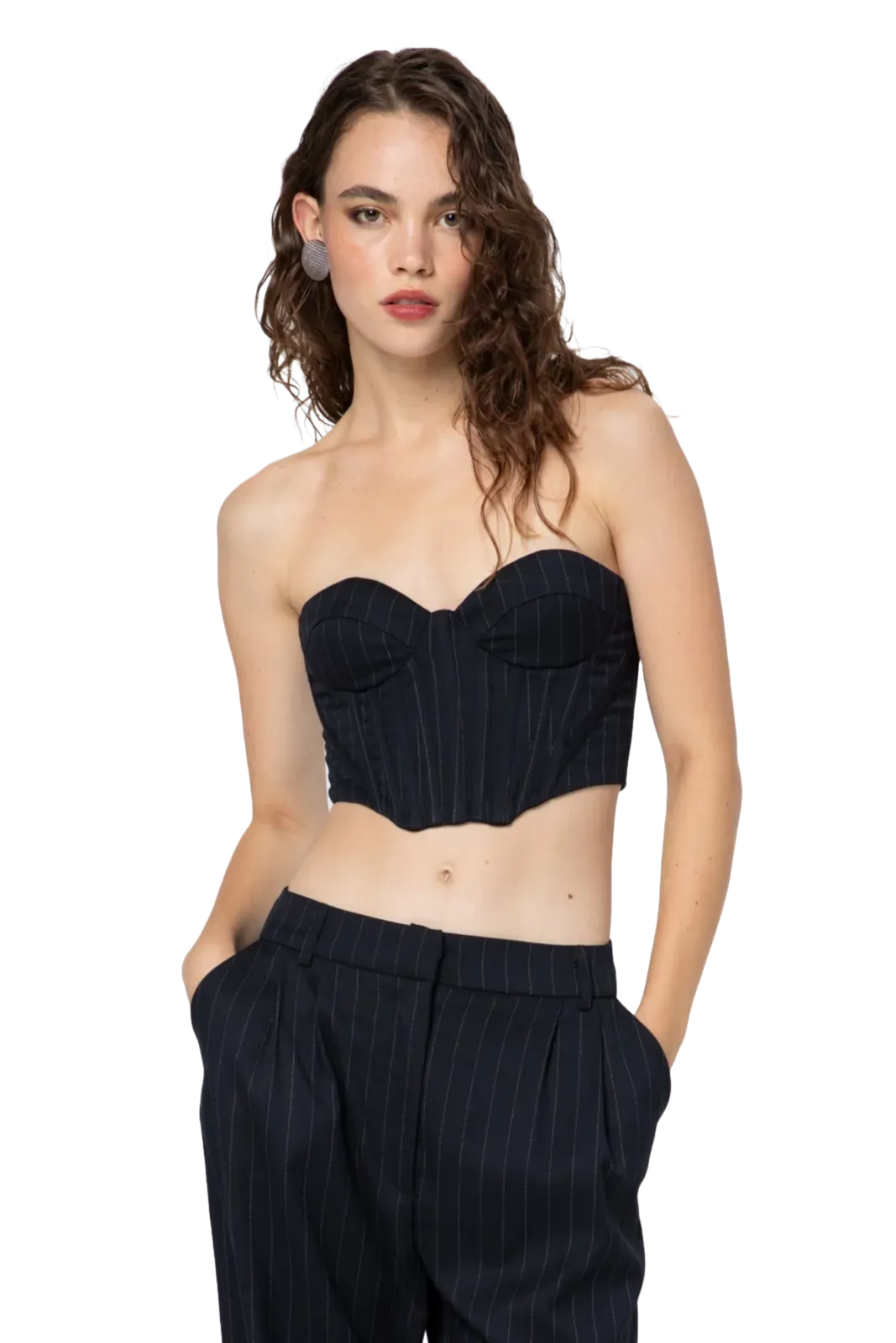 Picture of Striped Blue Black Corset
