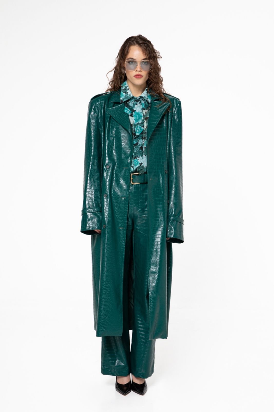 Picture of Pine Green Trench Coat