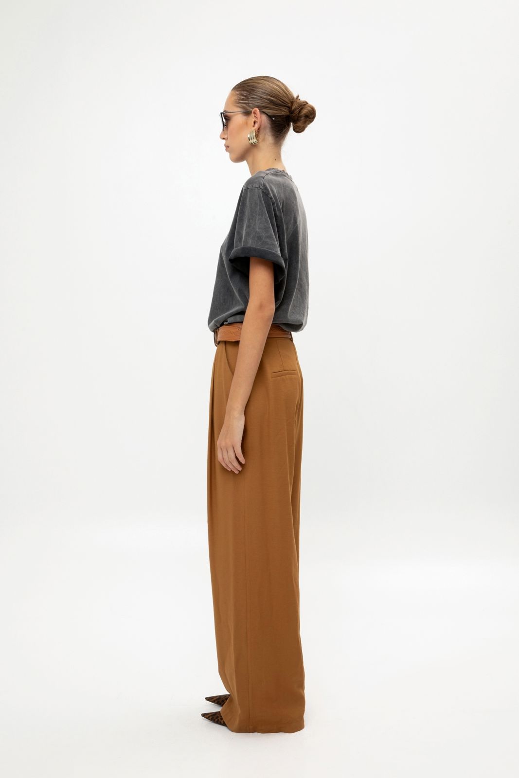 Picture of Tan Suit Pants