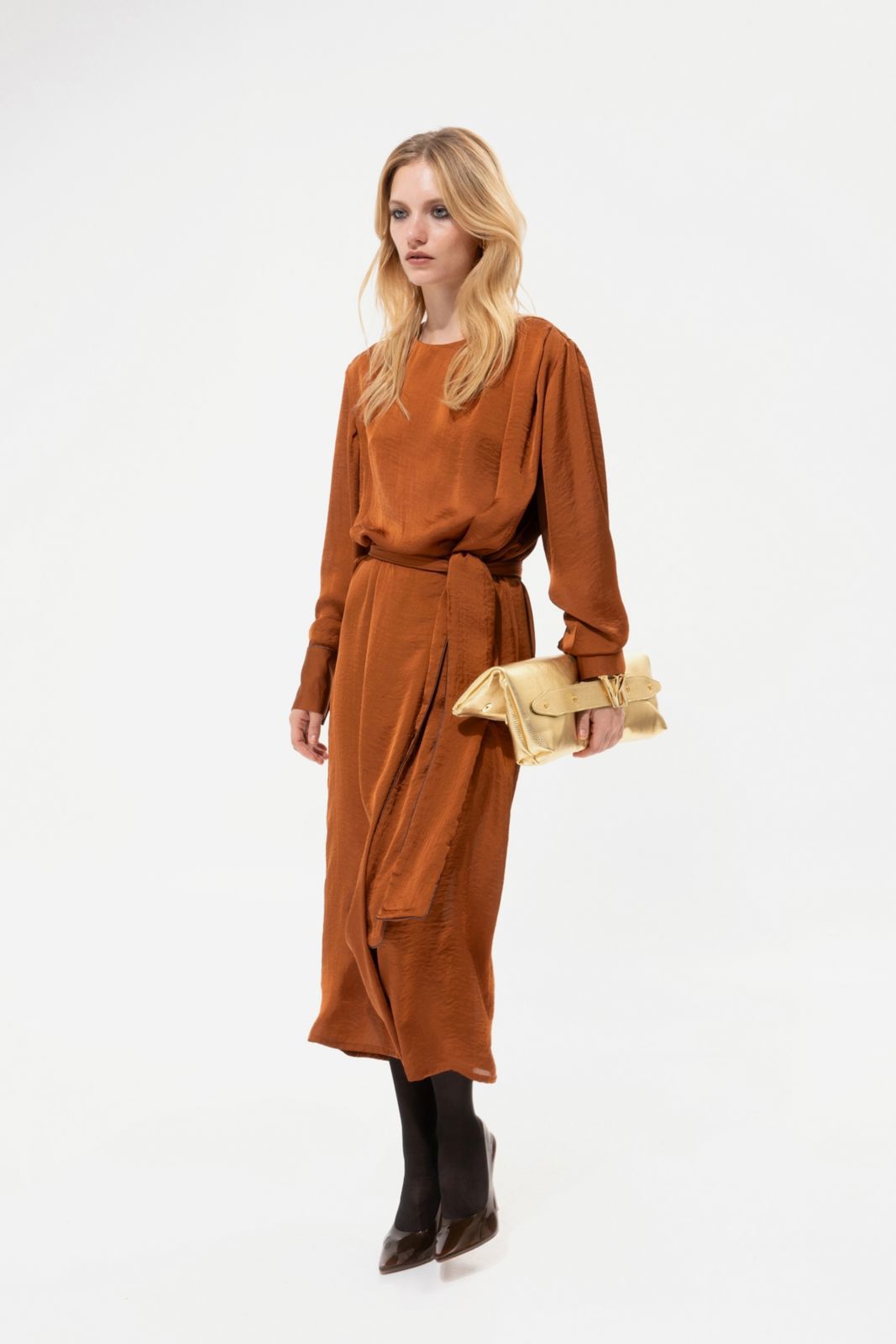 Picture of Tan Midi Dress