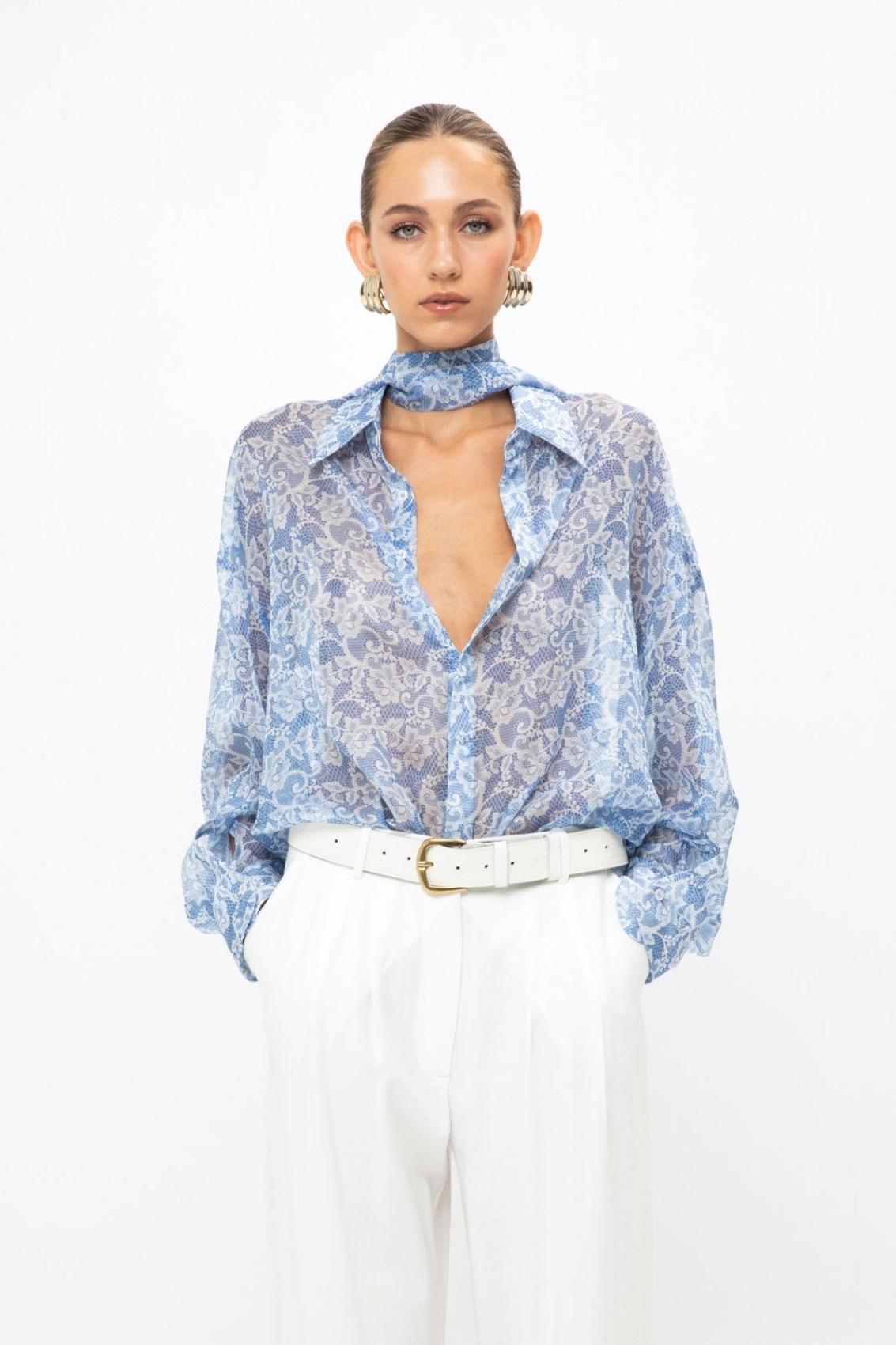 Picture of Lace Printed One Size Shirt