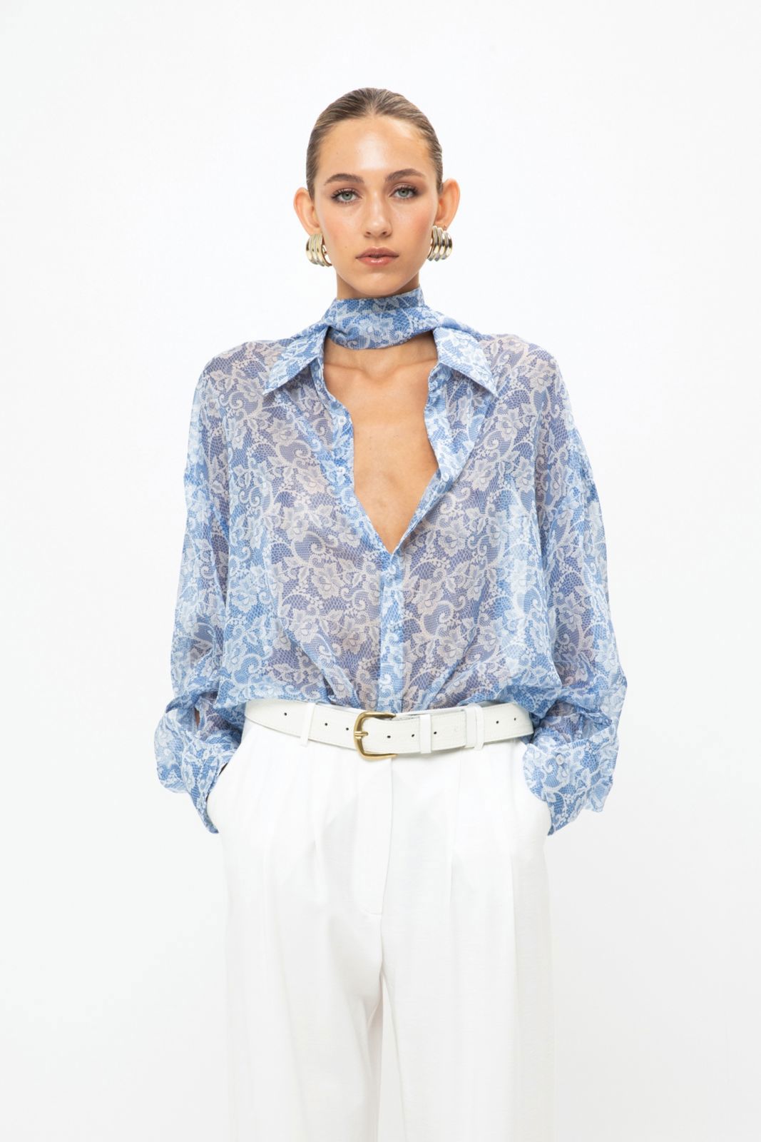 Picture of Lace Printed One Size Shirt