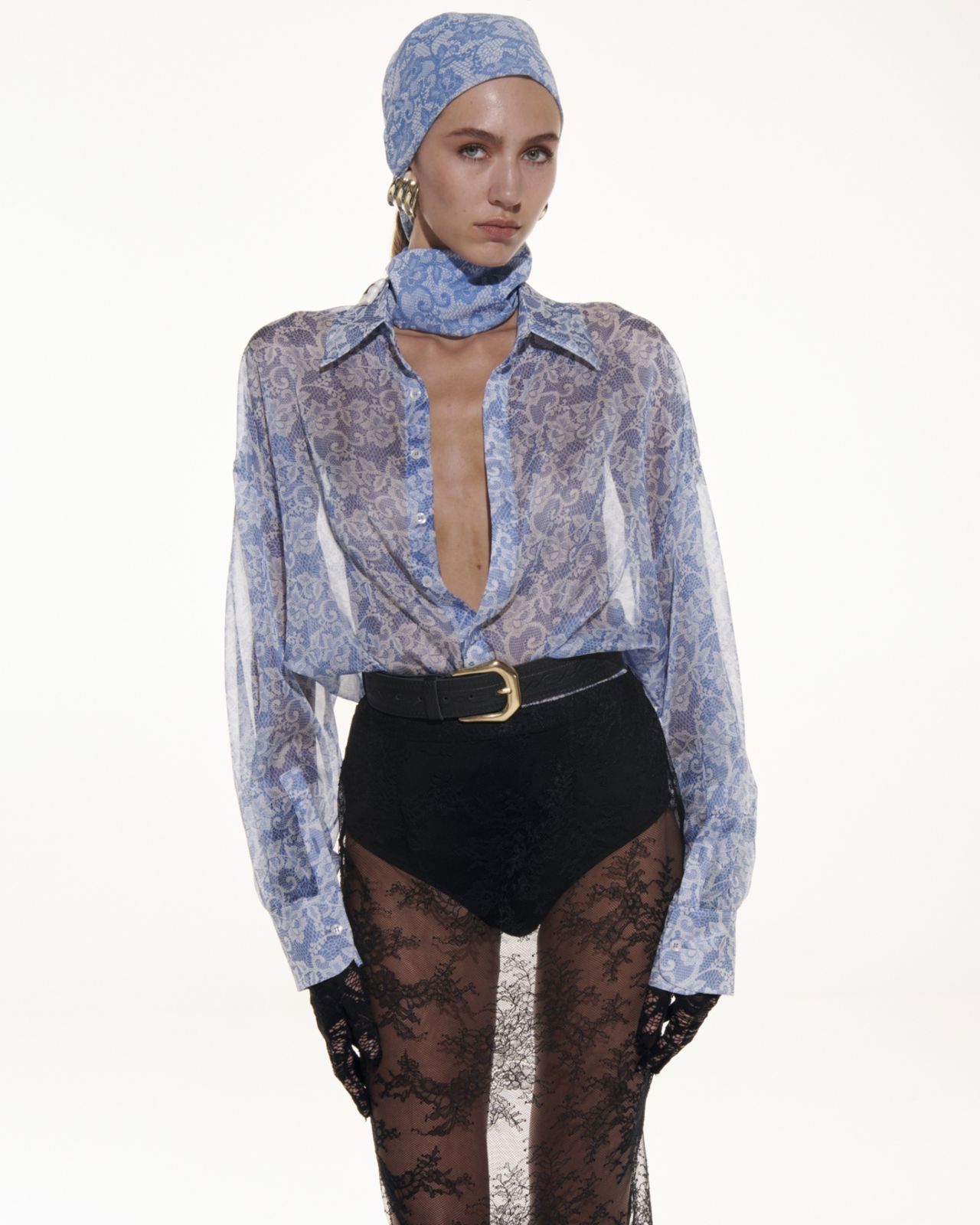 Picture of Lace Printed One Size Shirt