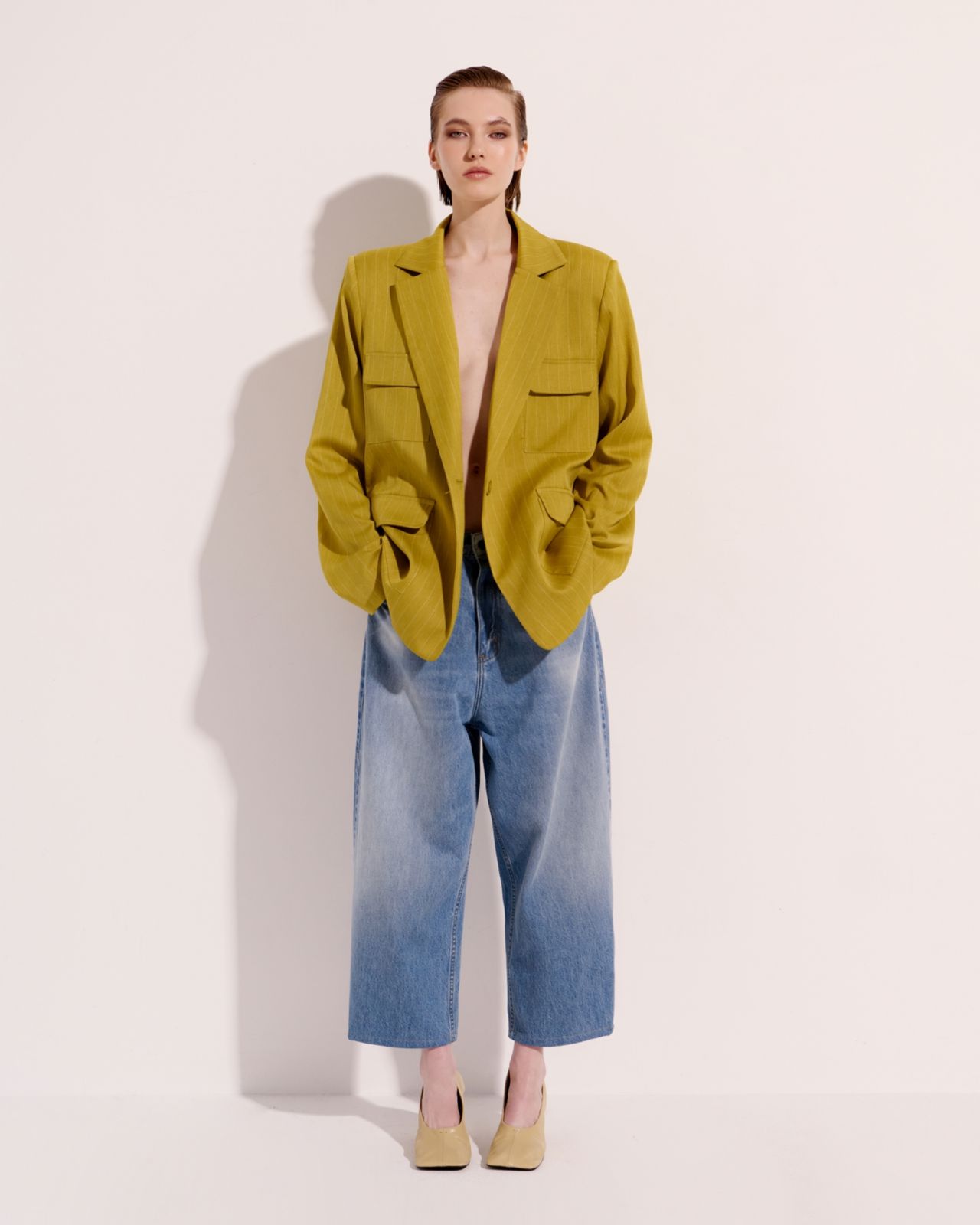 Picture of Loose-Fitting Denim Pants