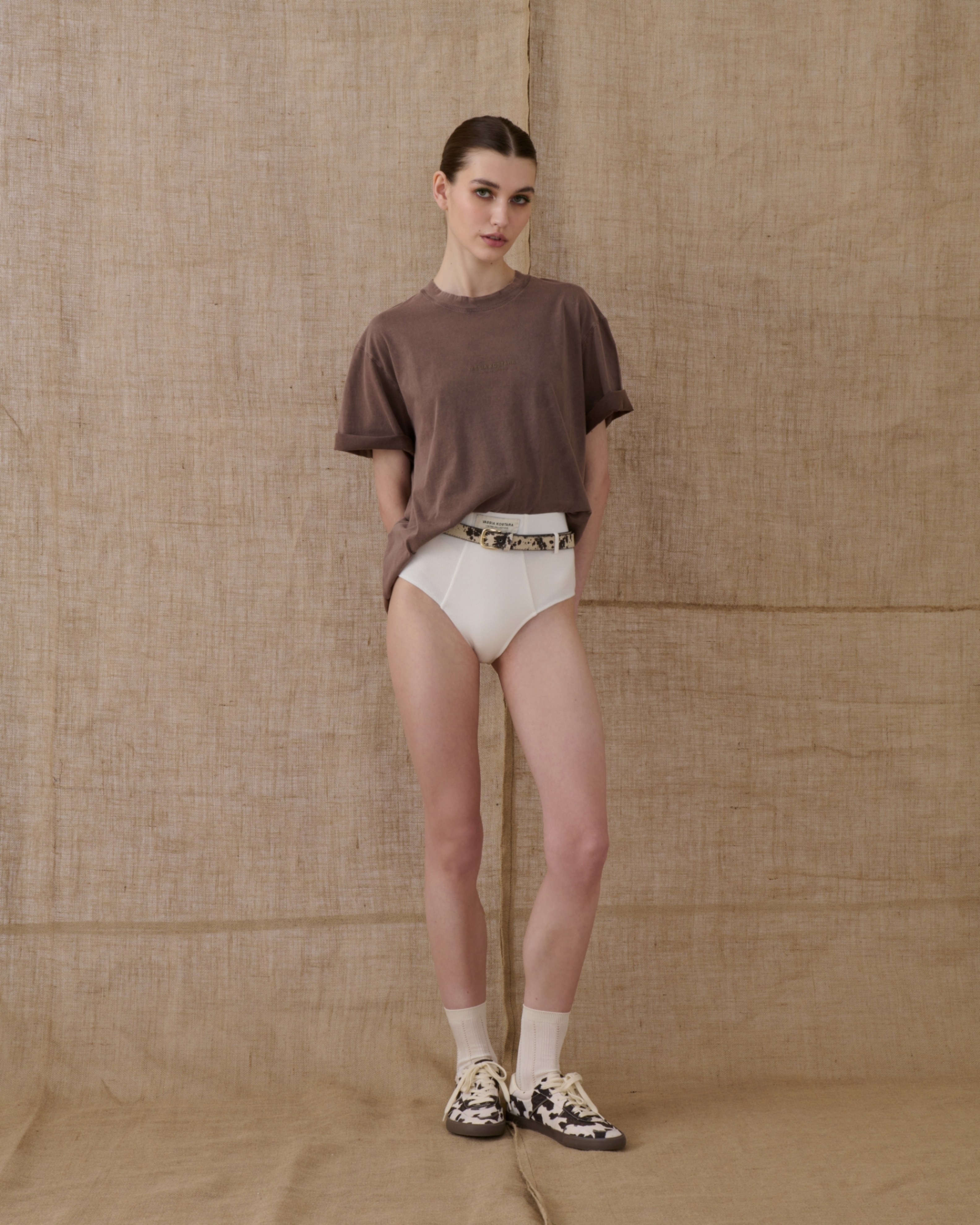 Picture of White Underpants With Belt Loops