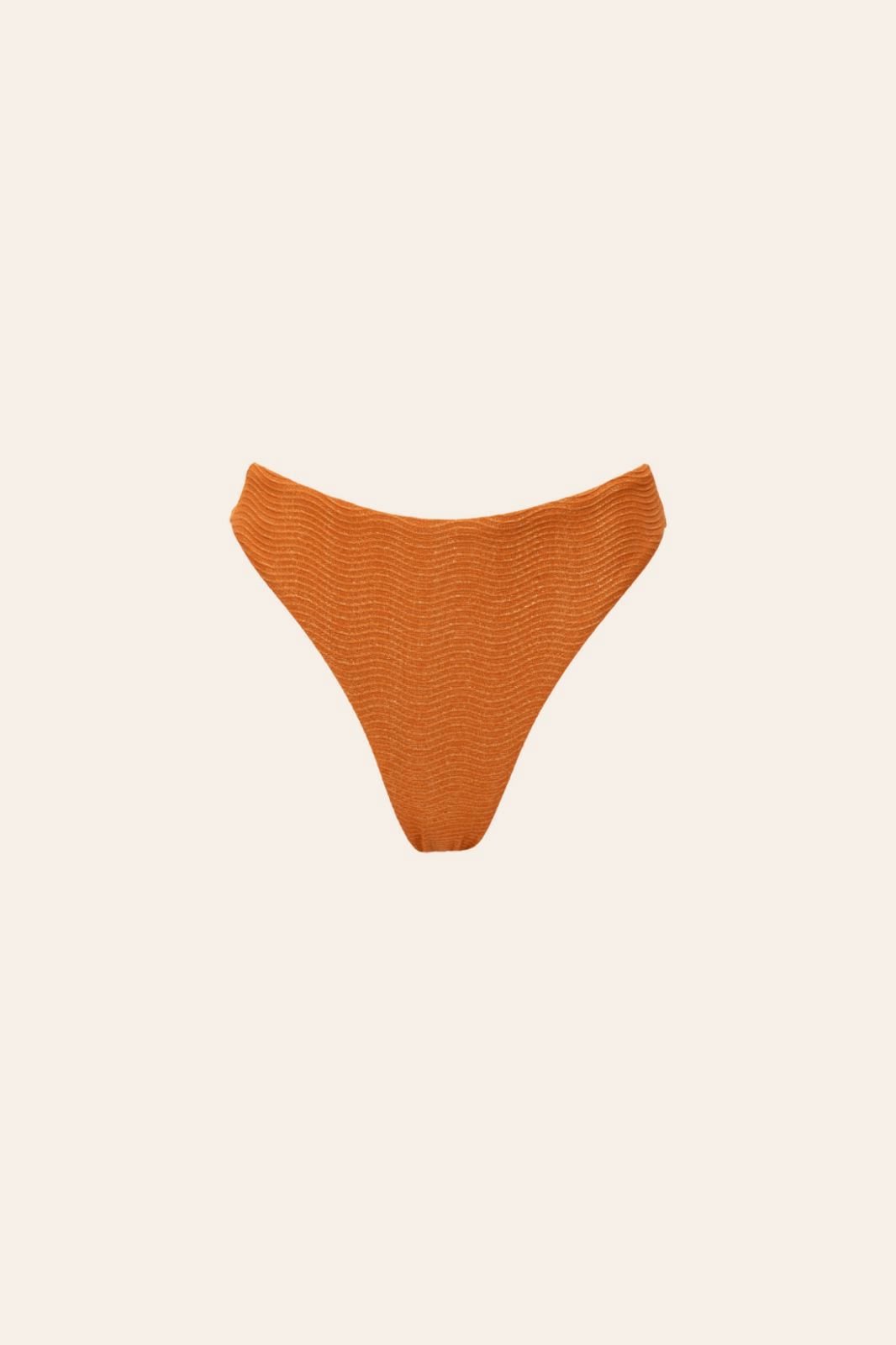 Picture of Apricot High Leg Bikini Bottoms