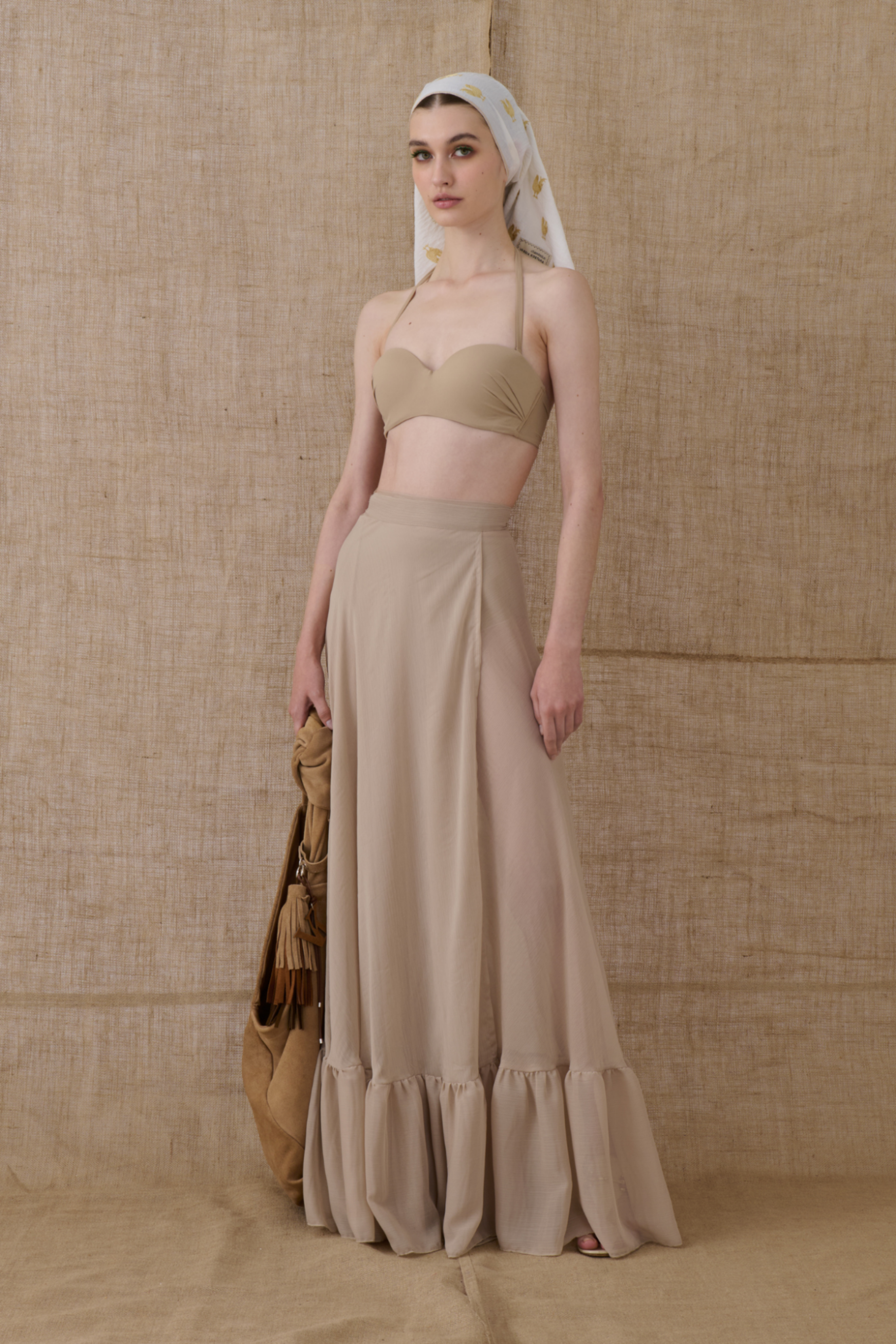 Picture of Beige Seamless Bikini Top