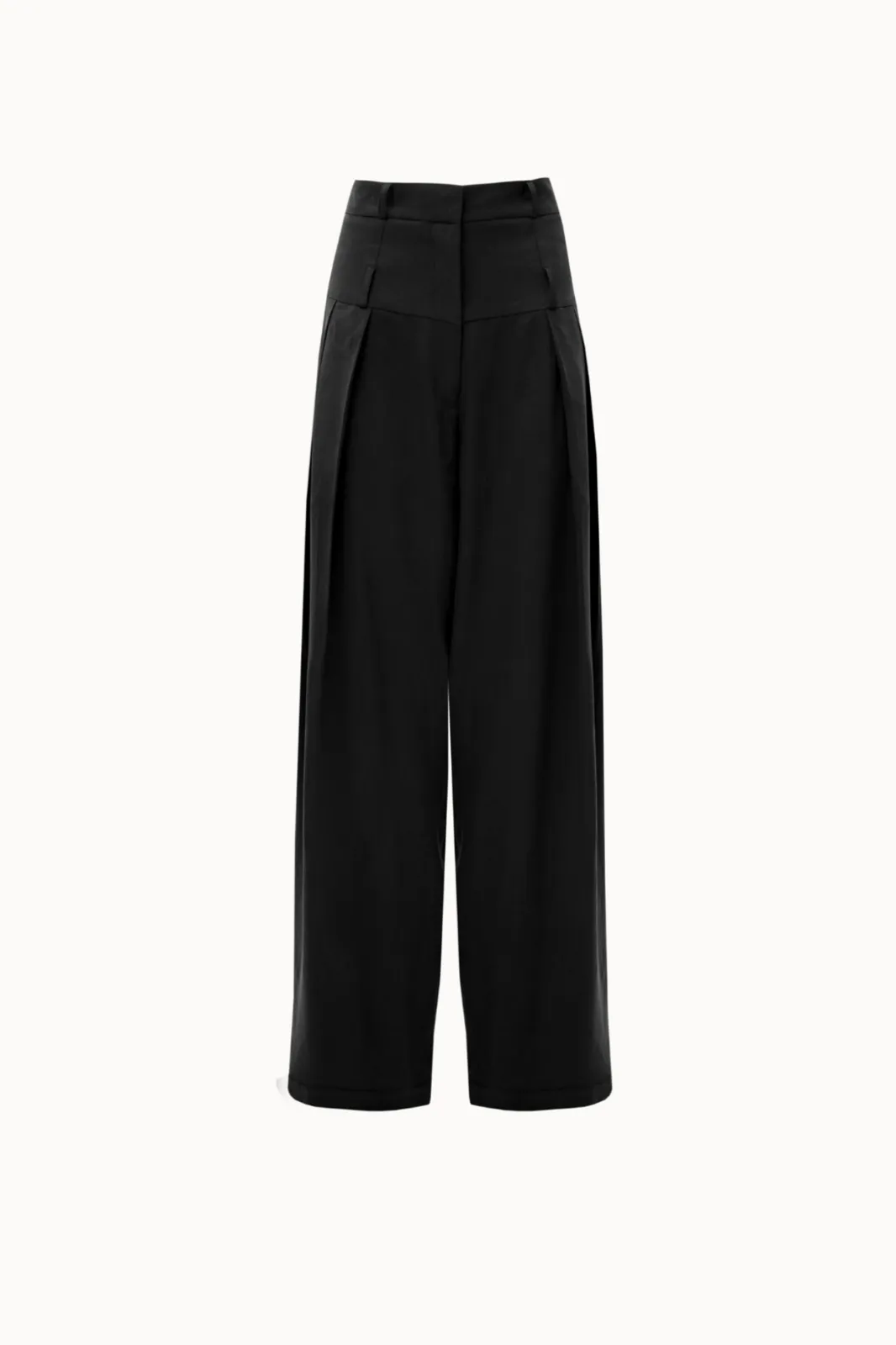 Picture of Black Double-Belted Pants