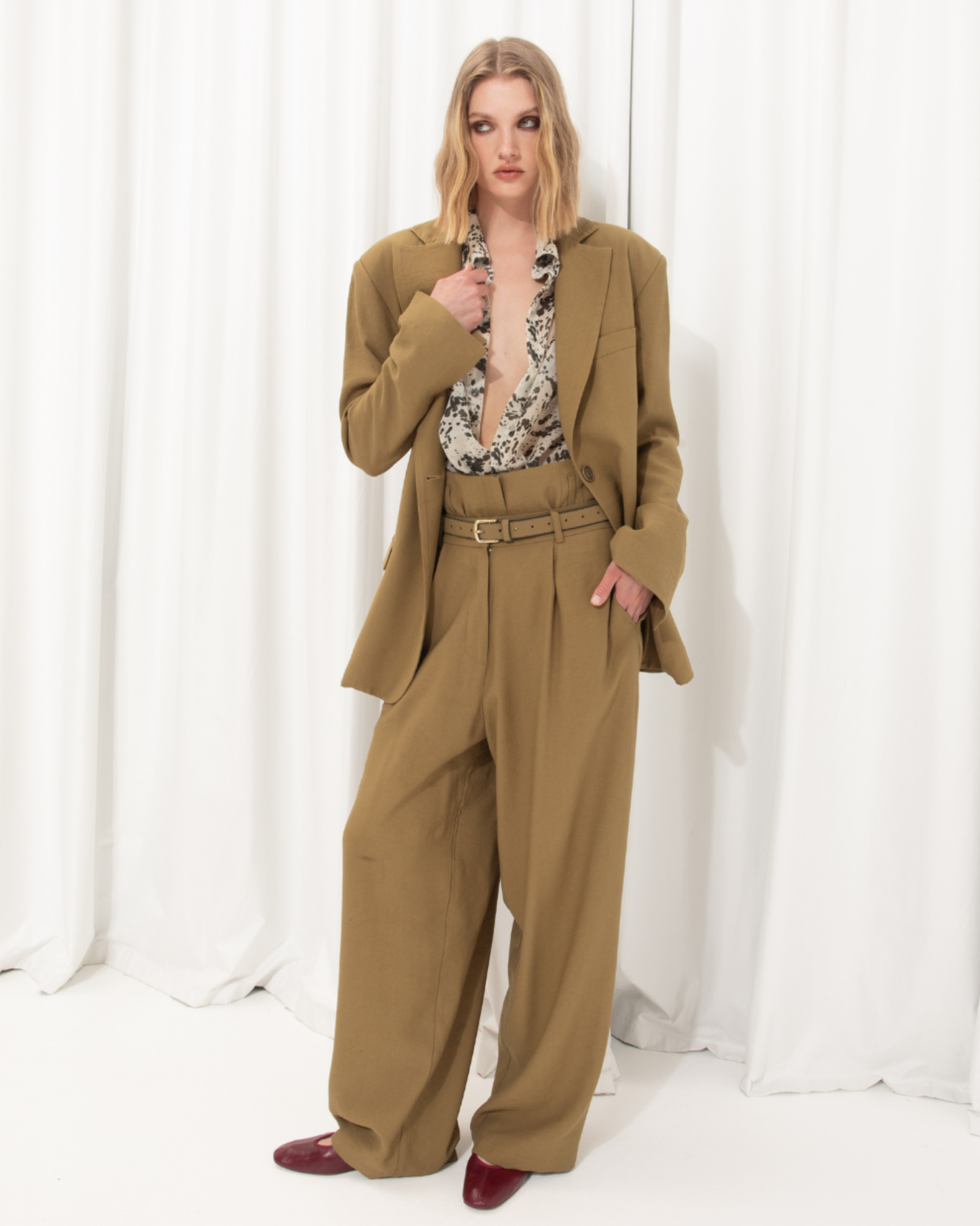 Picture of Khaki Slim Fit Blazer