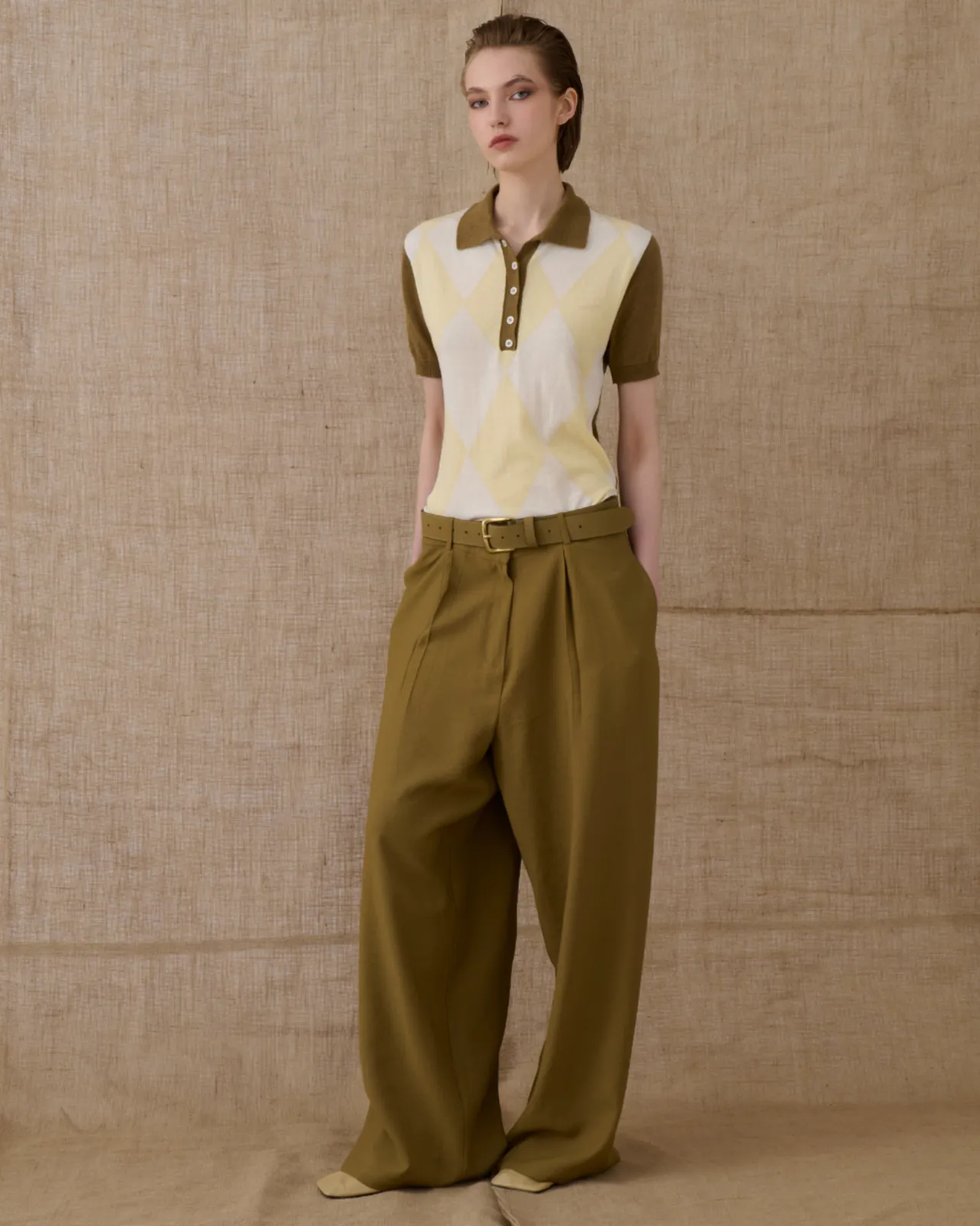 Picture of Khaki Suit Pants