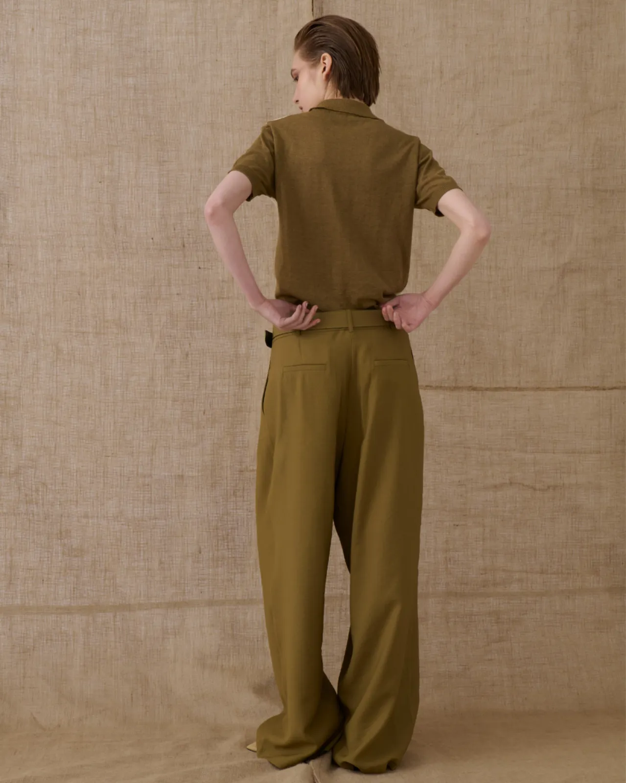 Picture of Khaki Suit Pants