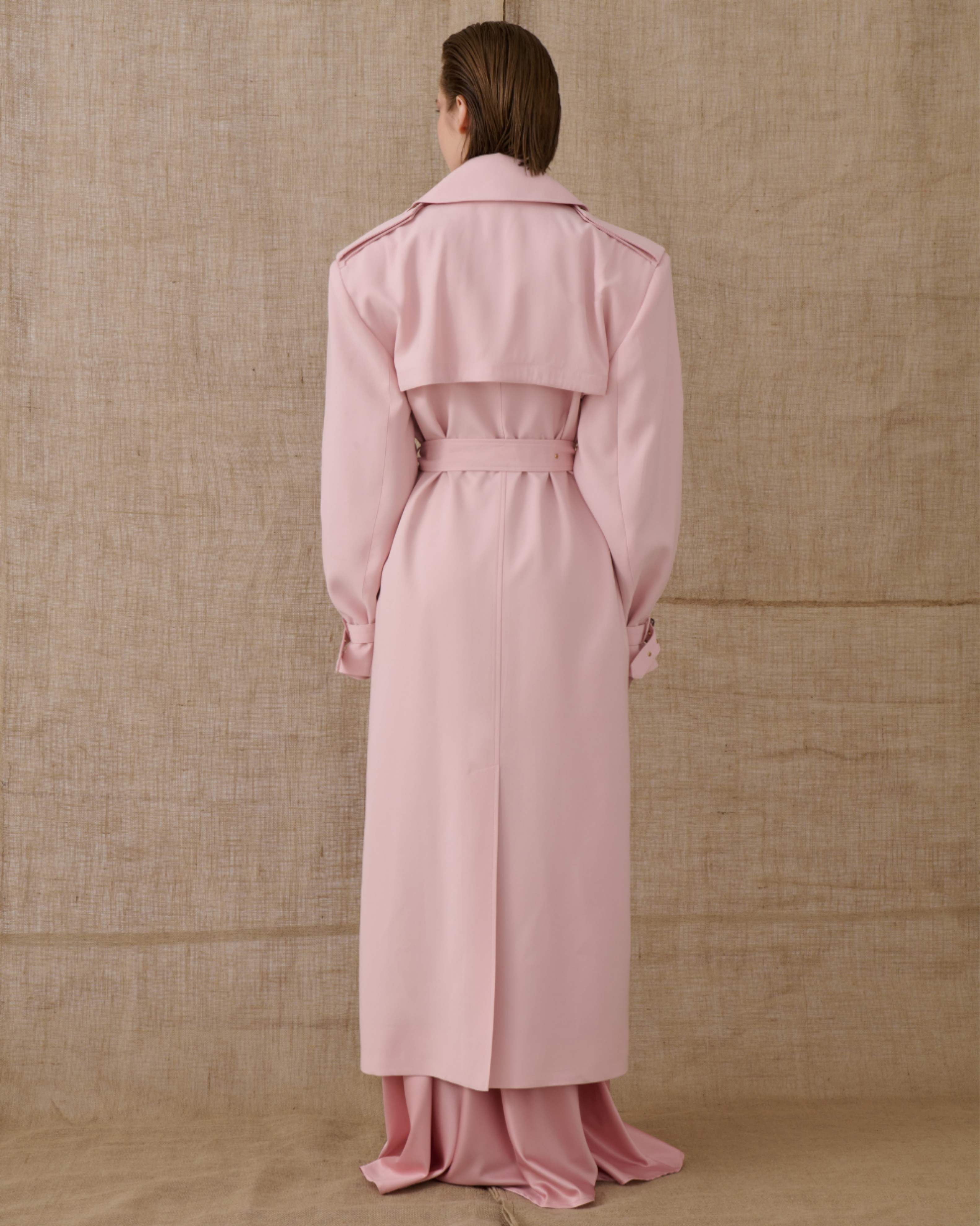 Picture of Dusty Pink Trench Coat