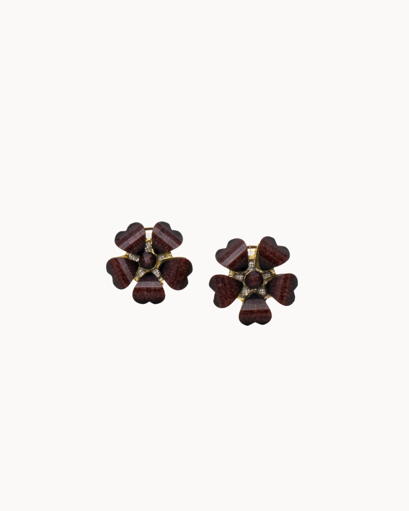 Picture of Brown Chamomile Earrings
