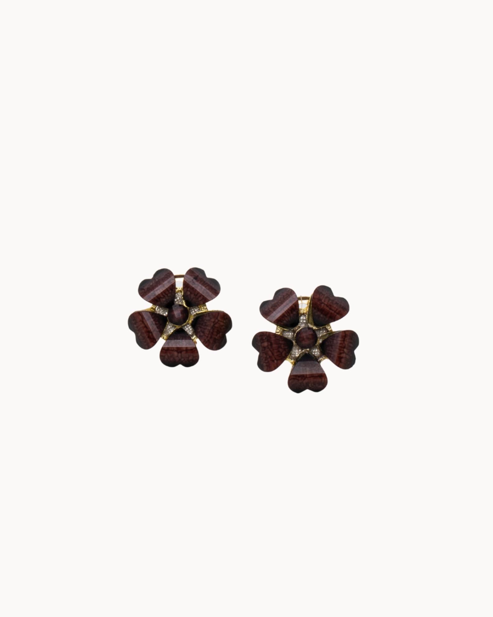 Picture of Brown Chamomile Earrings