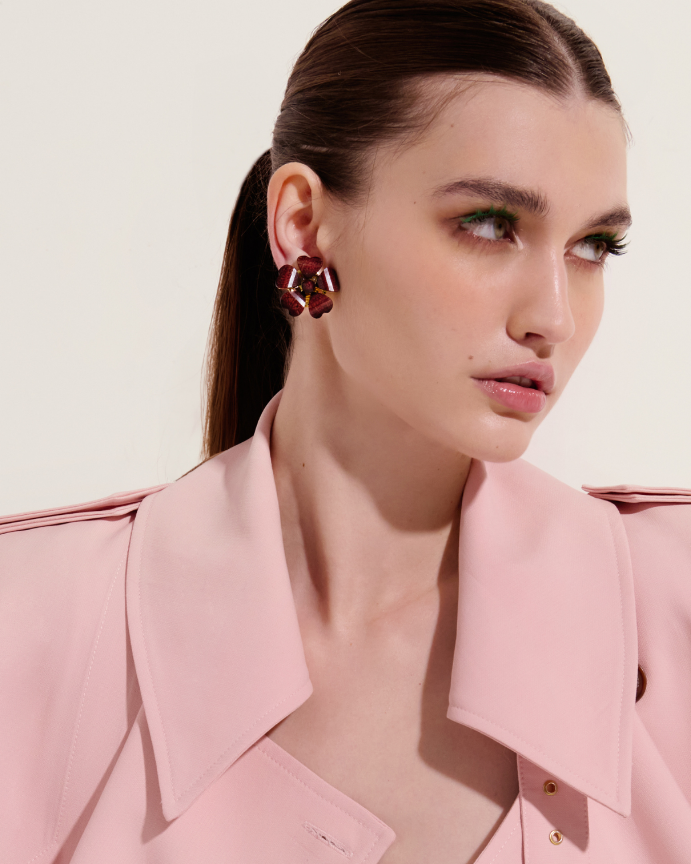 Picture of Brown Chamomile Earrings