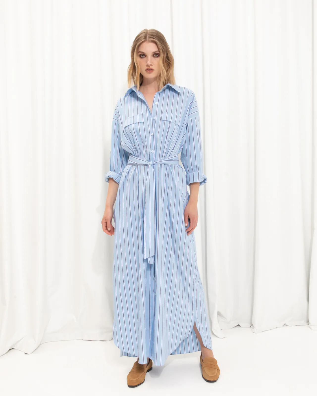 Picture of Chemisier Striped Dress