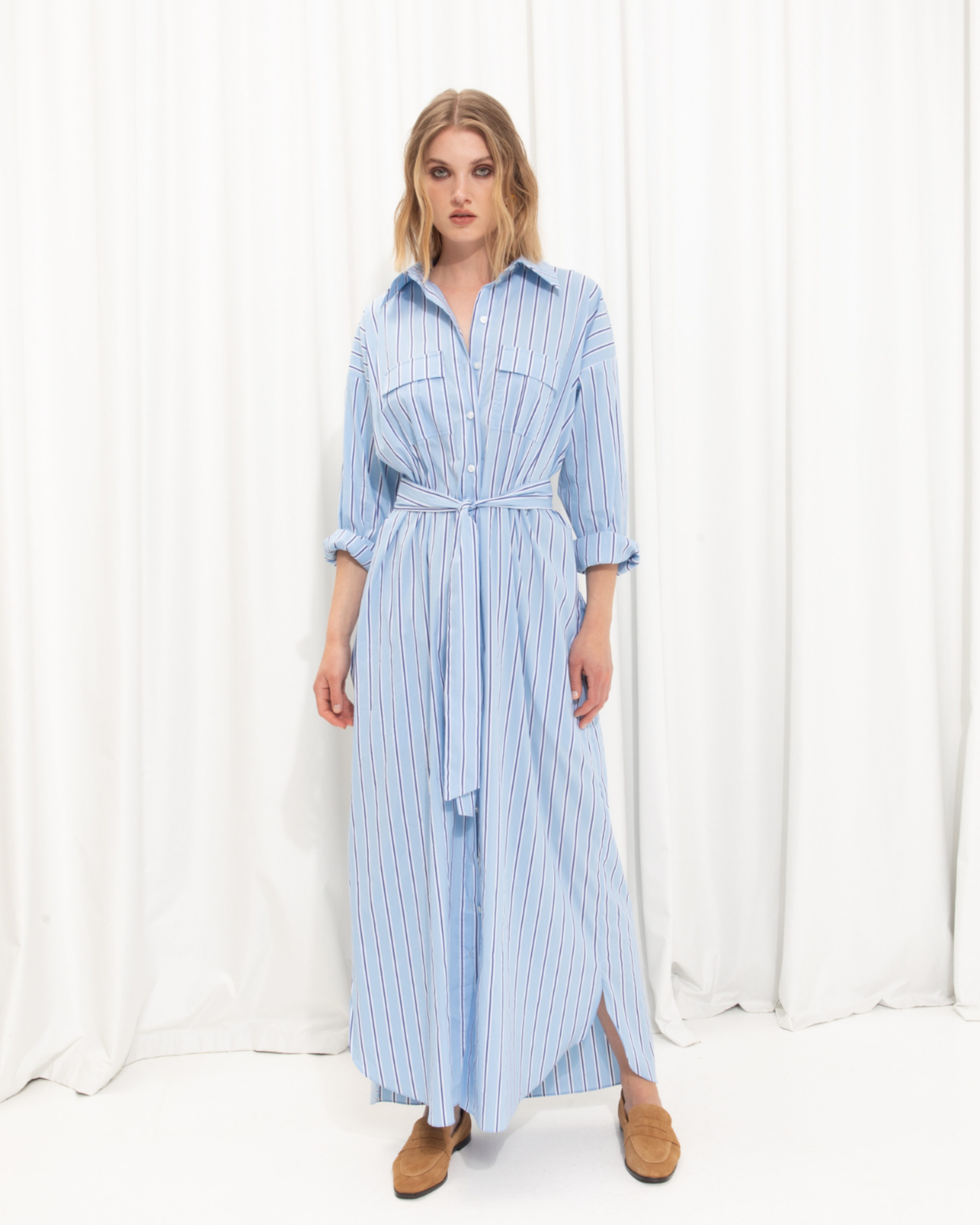 Picture of Chemisier Striped Dress