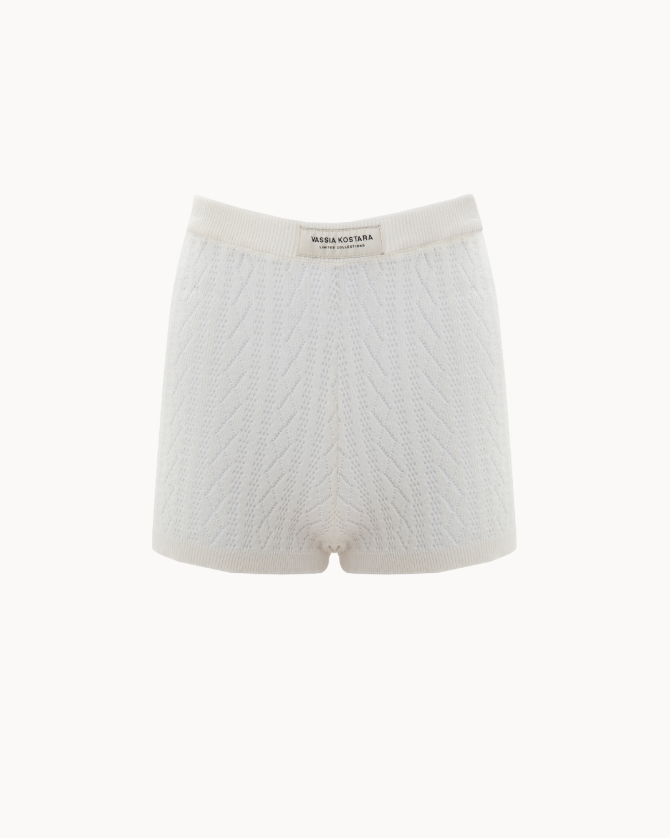 Picture of Ecru Knitted Shorts