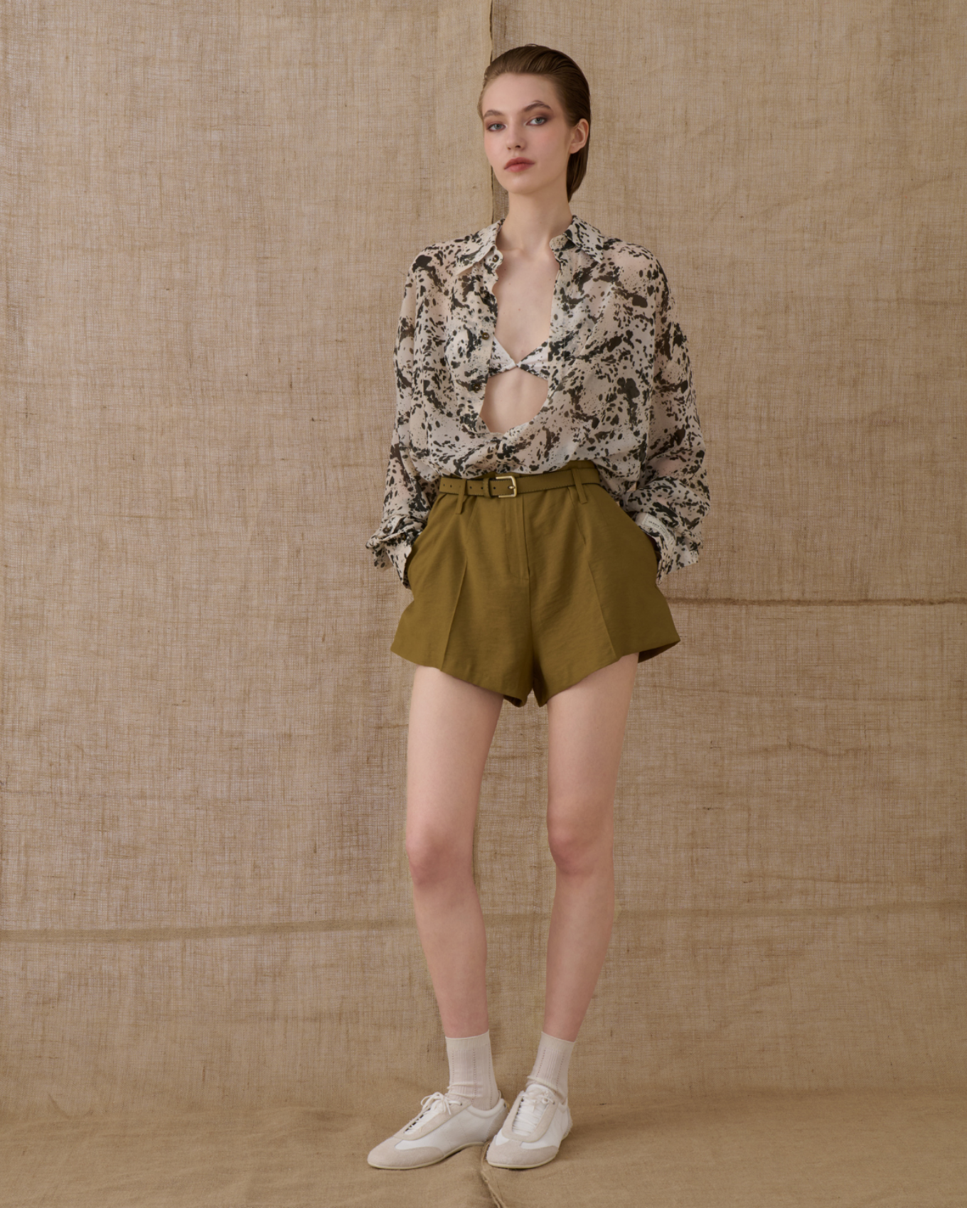 Picture of Khaki Thin Belt
