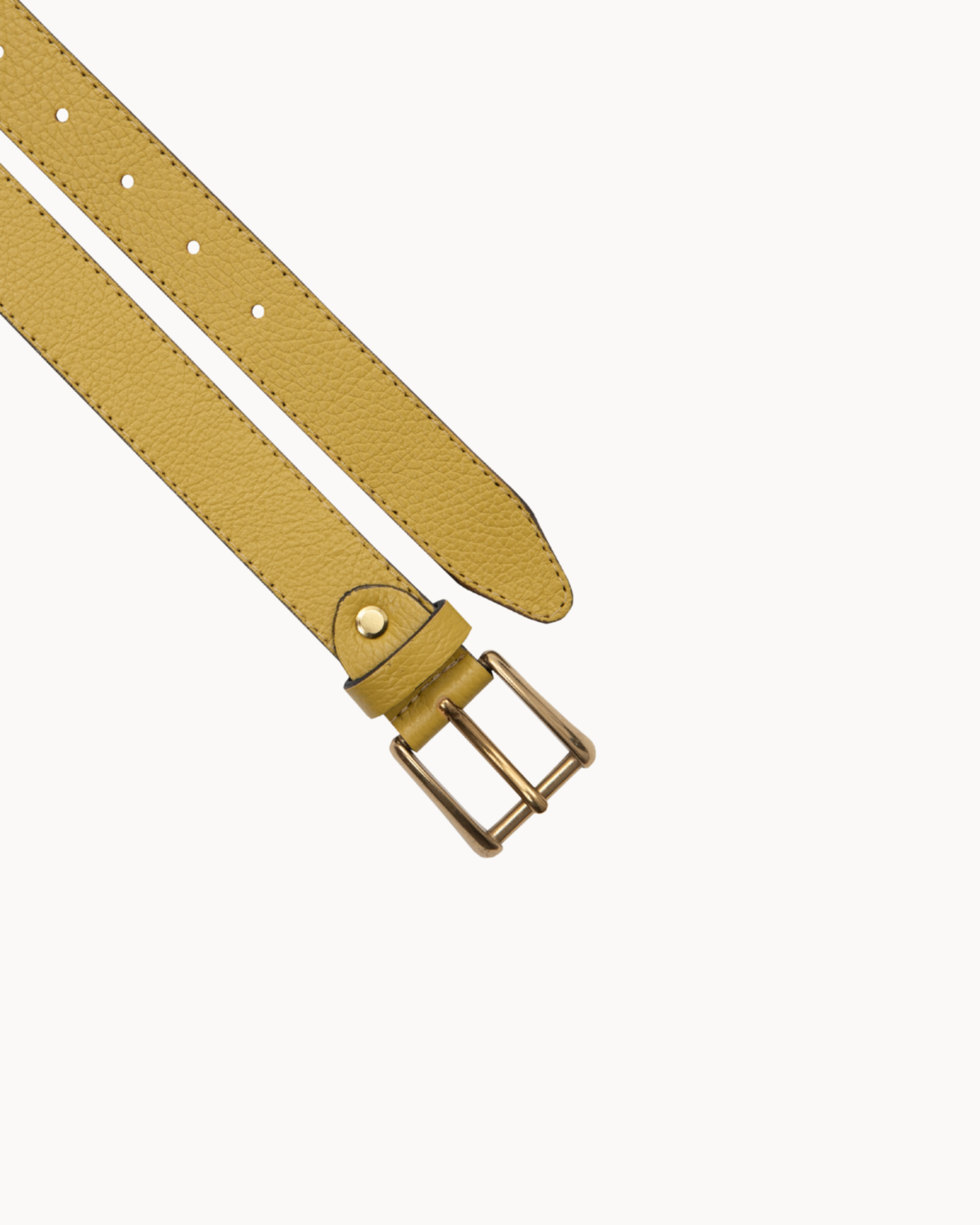 Picture of Lime Green Thin Leather Belt