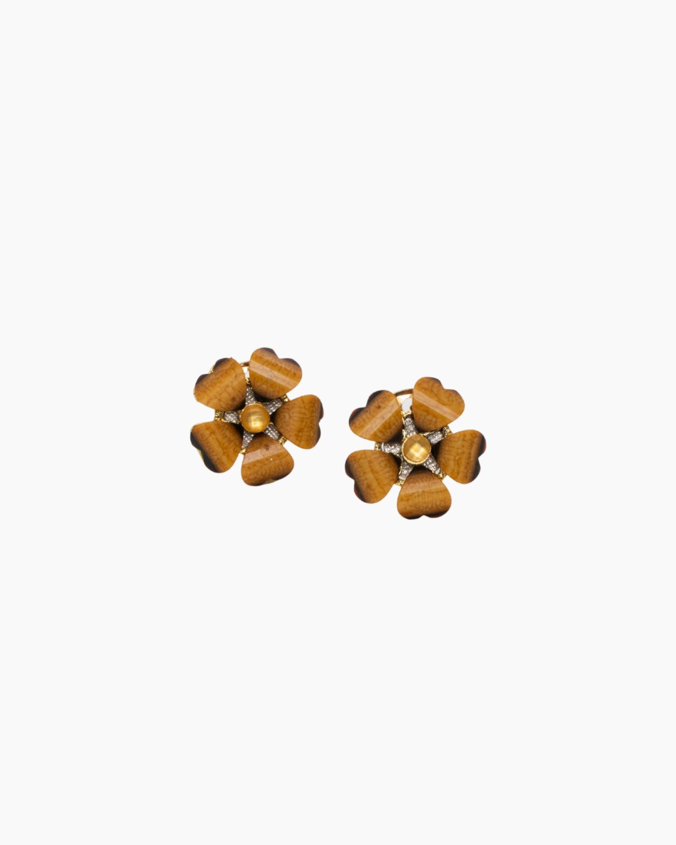 Picture of Orange Chamomile Earrings
