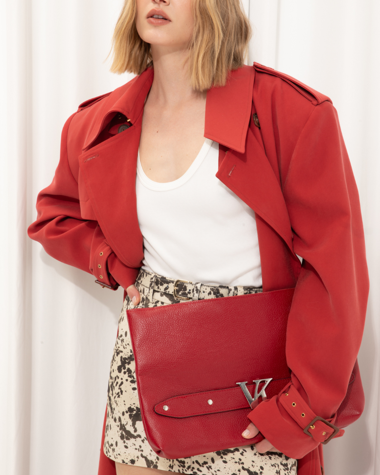 Picture of Sanguine Red Leather Bag