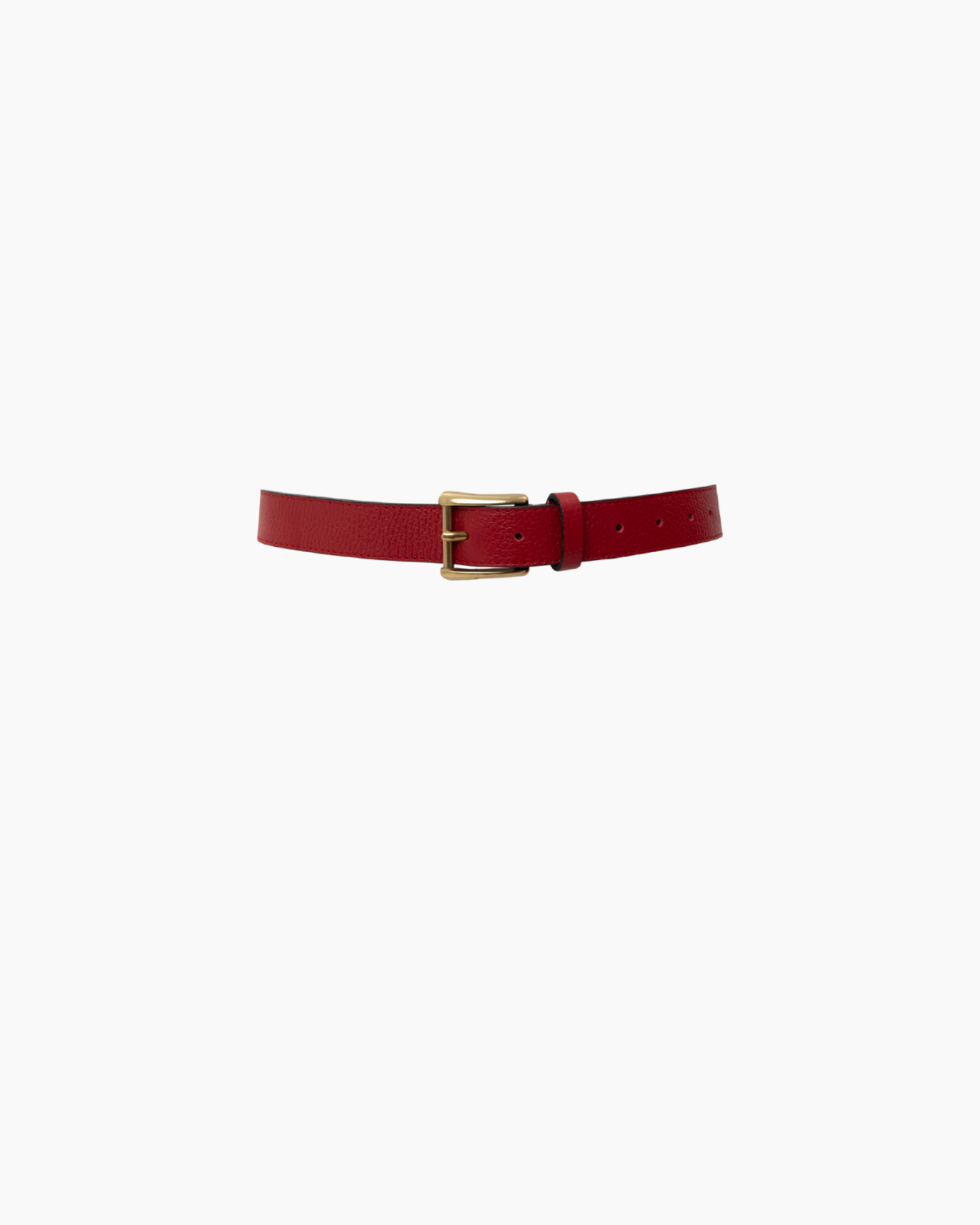 Picture of Sanguine Red Thin Leather Belt