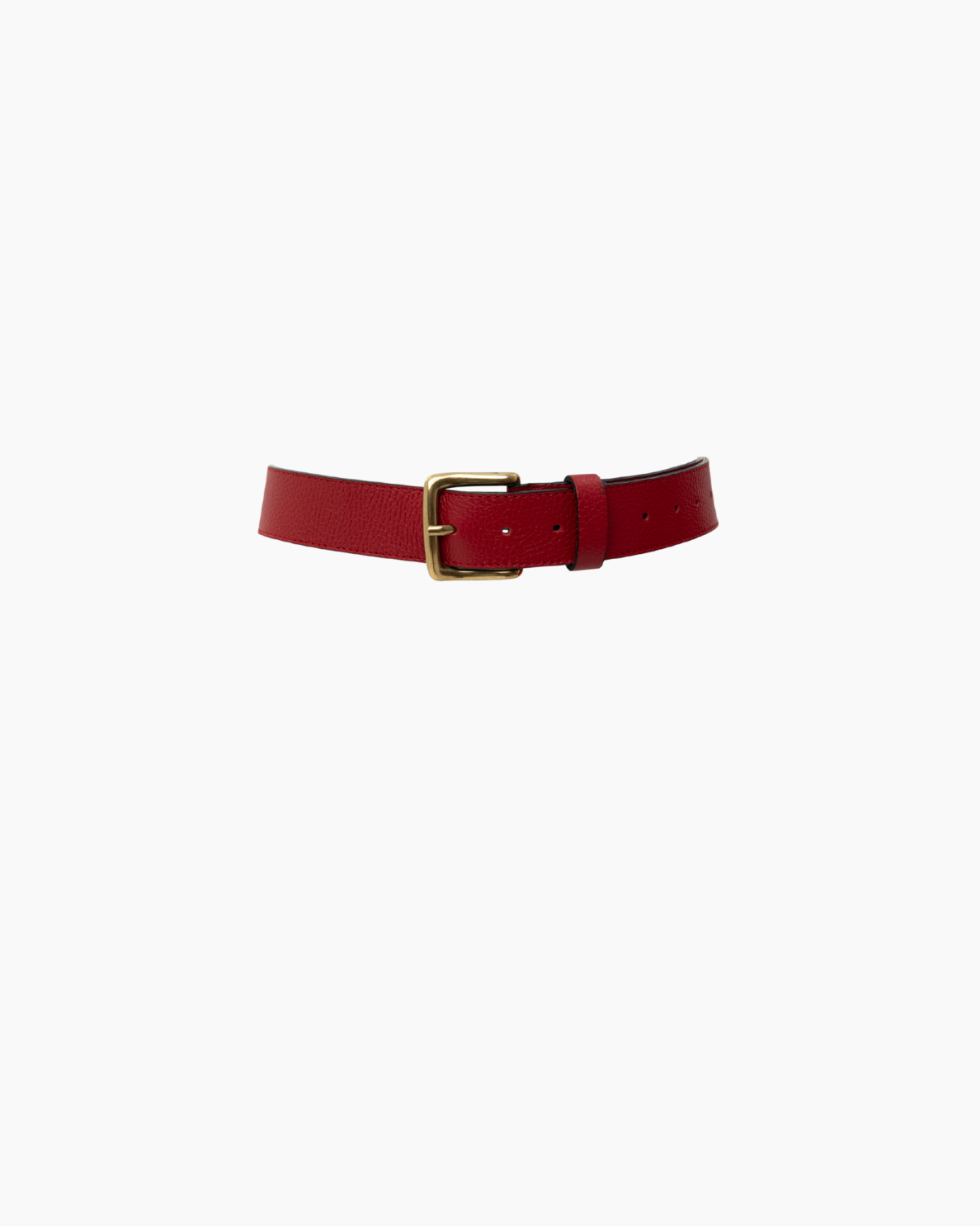 Picture of Sanguine Red Leather Belt