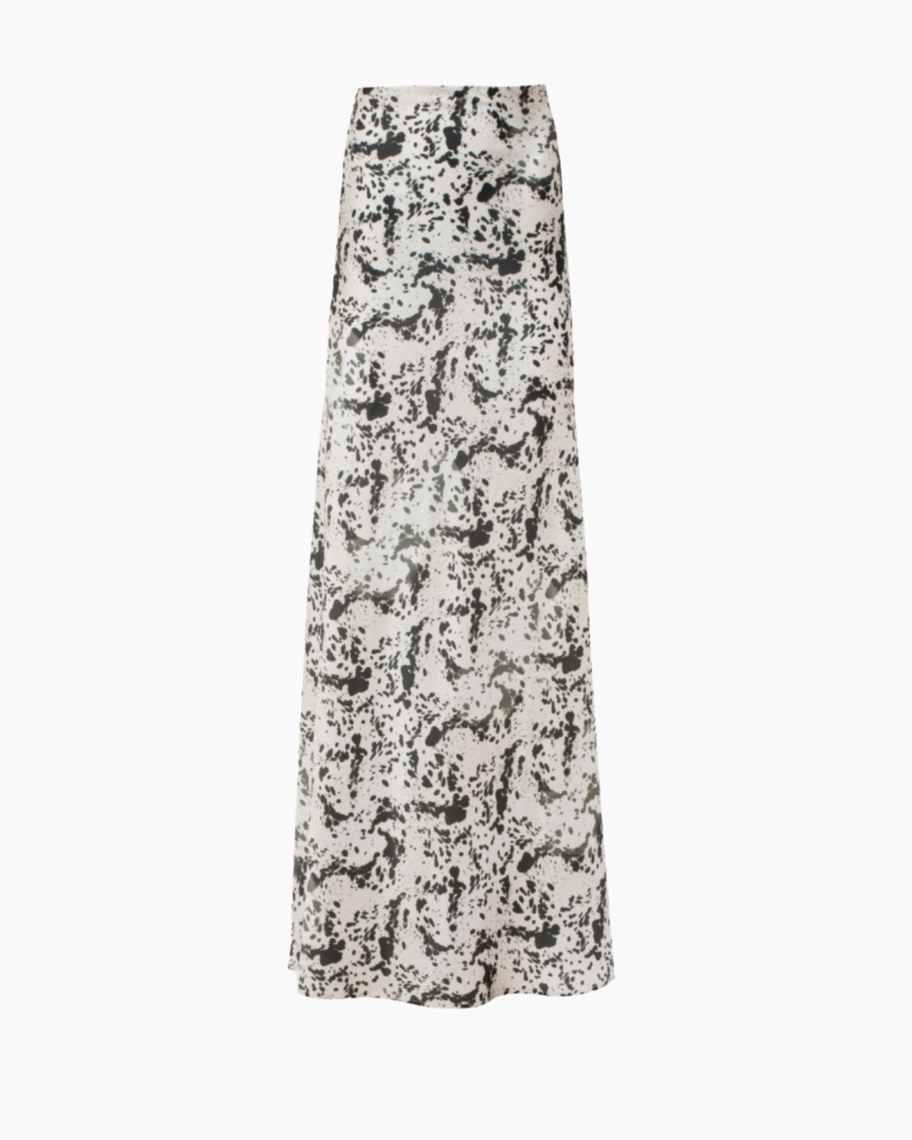 Picture of Satin Long Skirt with Animal Print