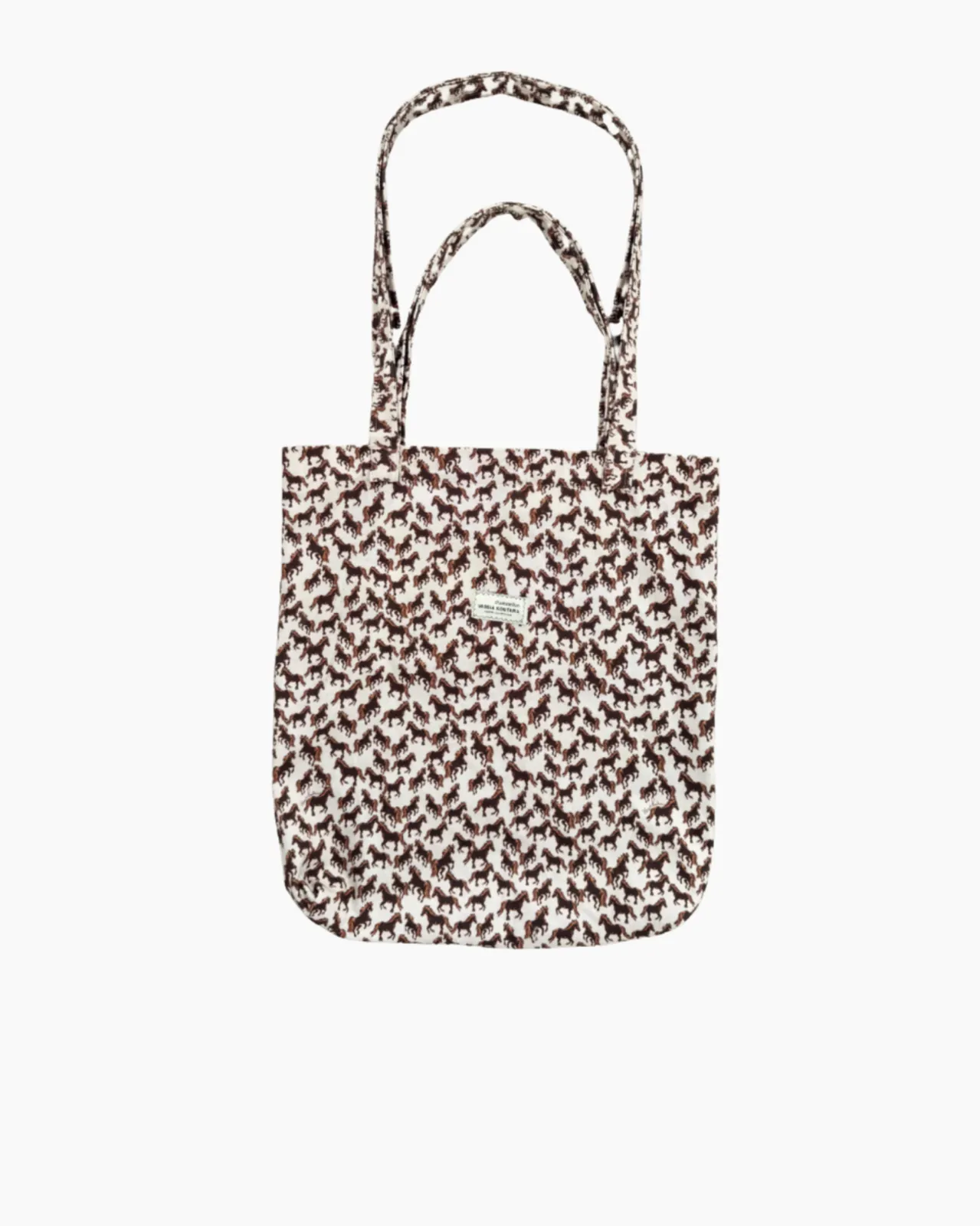 Show details for Shopper Bag with Horses Picture of Shopper Bag with Horses