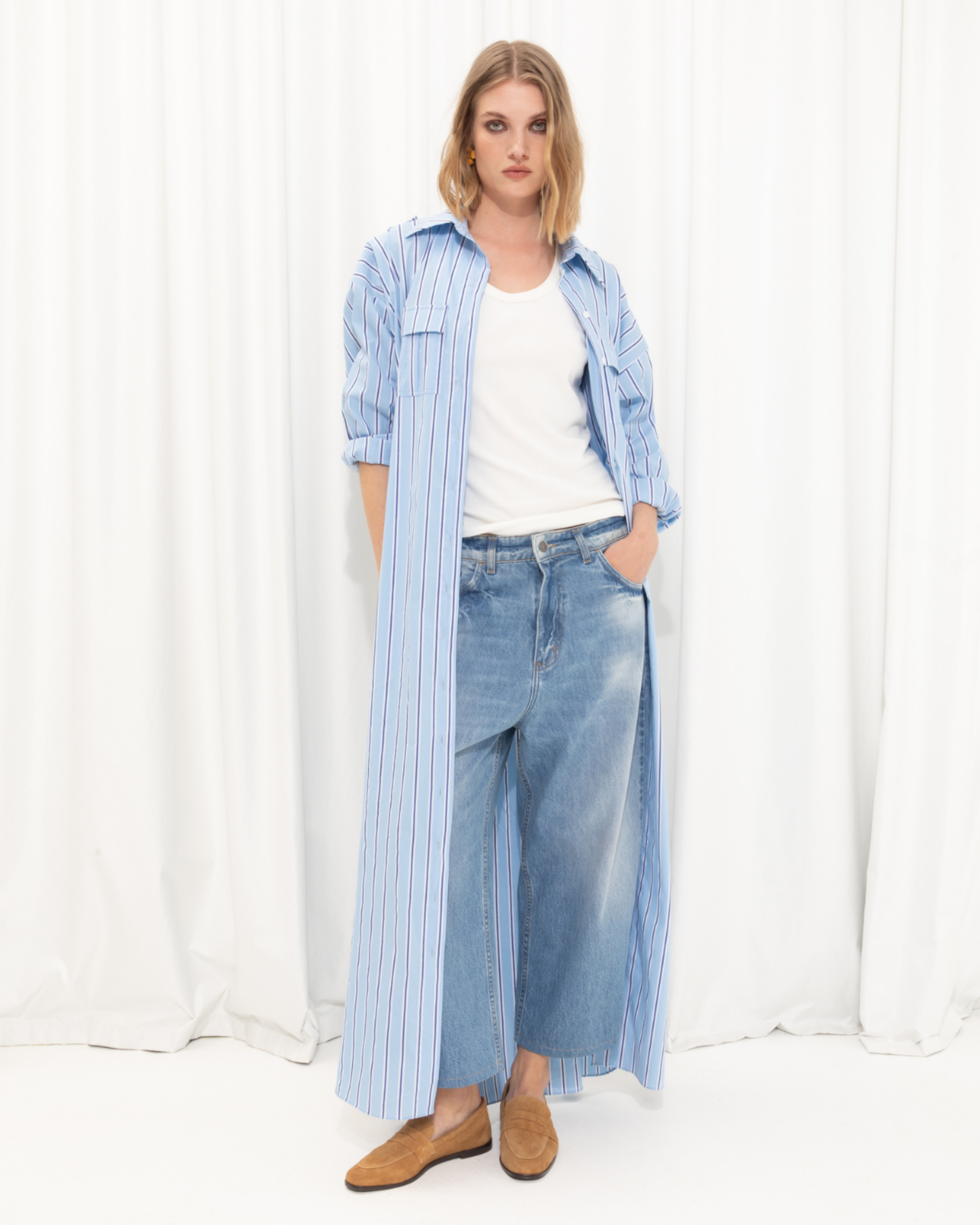 Picture of Chemisier Striped Dress