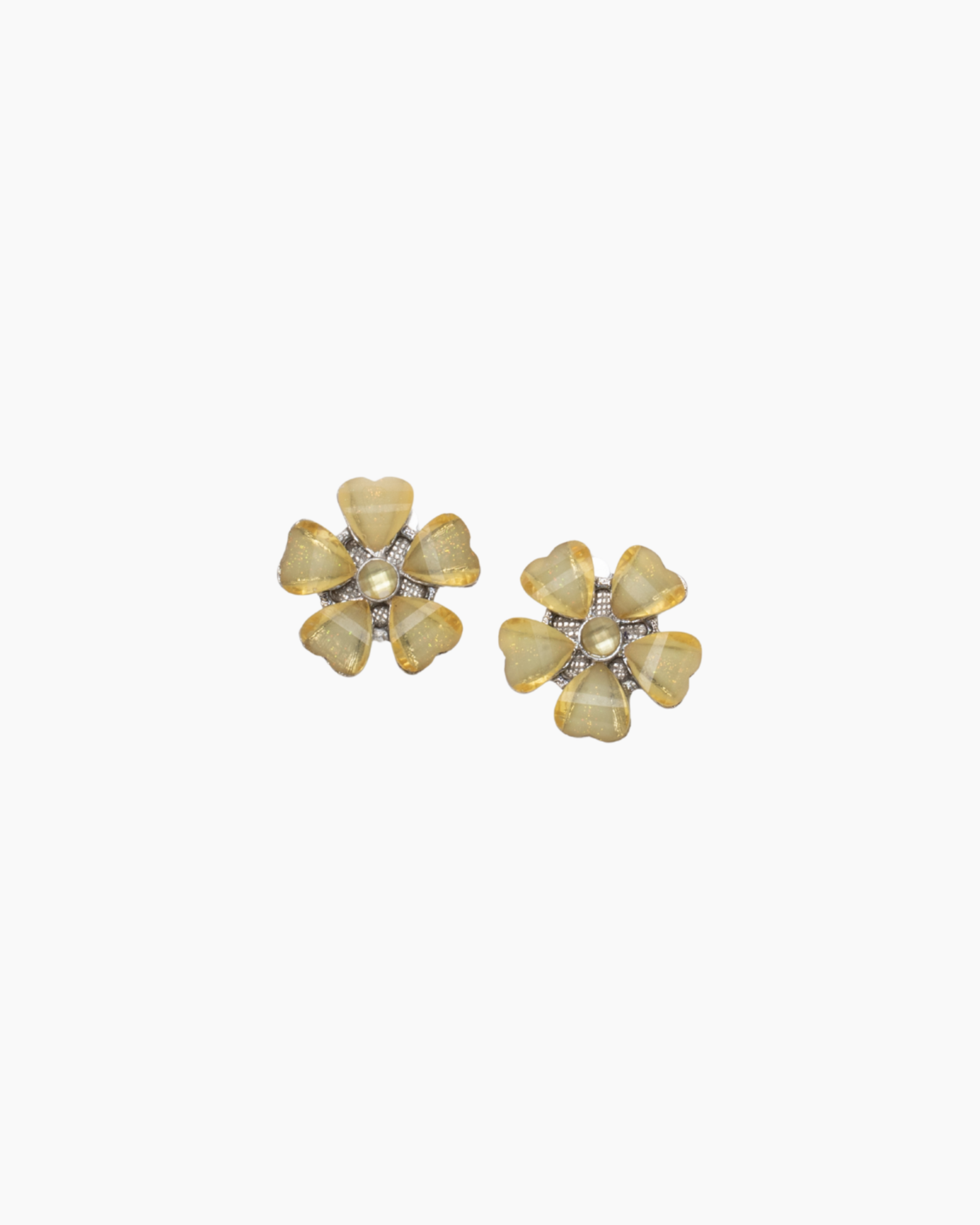 Picture of Yellow Chamomile Earrings