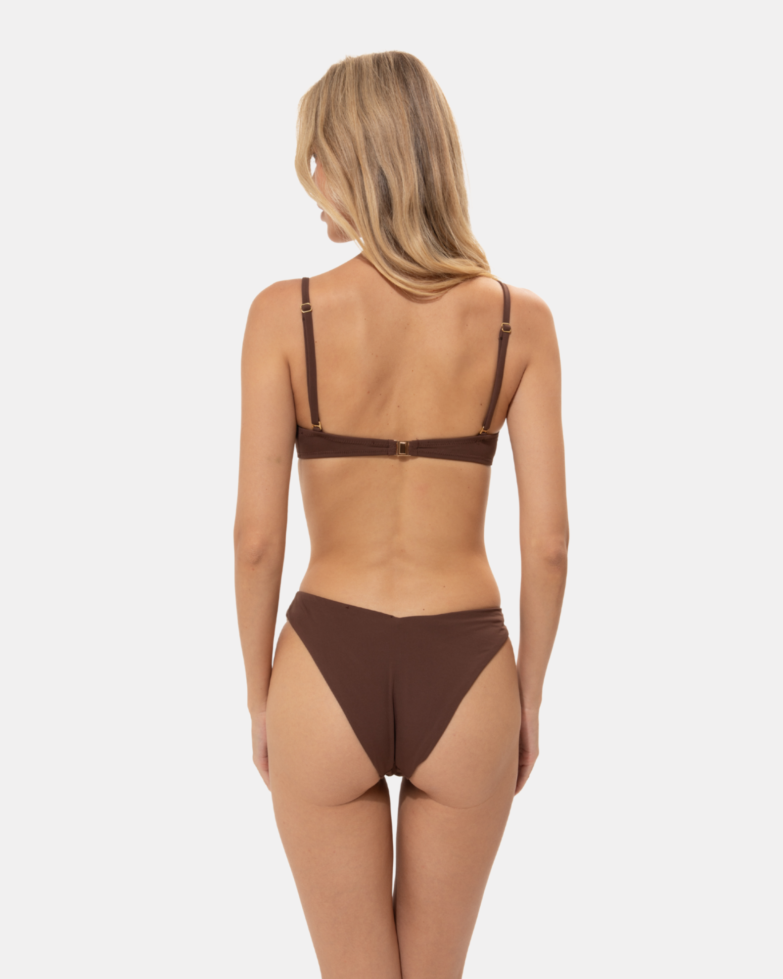 Picture of Brown Low Cut Bikini Bottoms