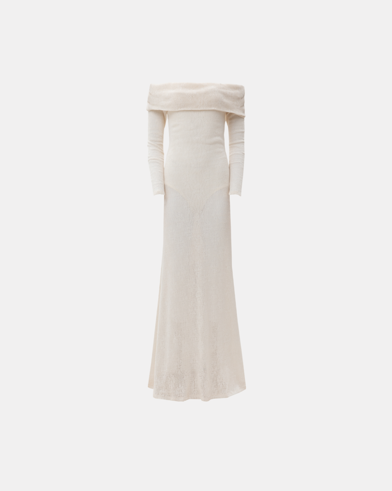 Picture of Ecru Crocheted Maxi Dress