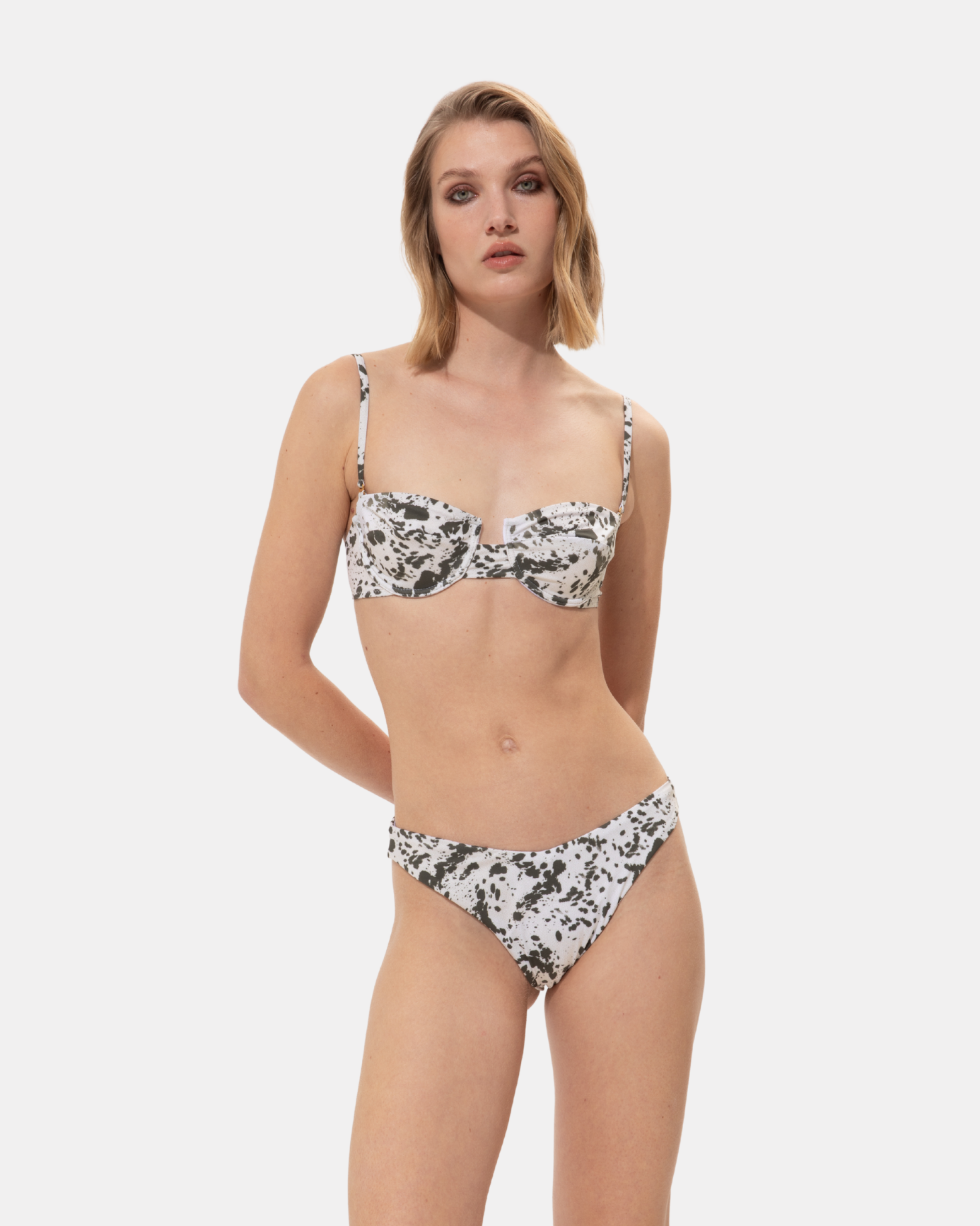 Picture of Animal Print Low Cut Bikini Bottoms