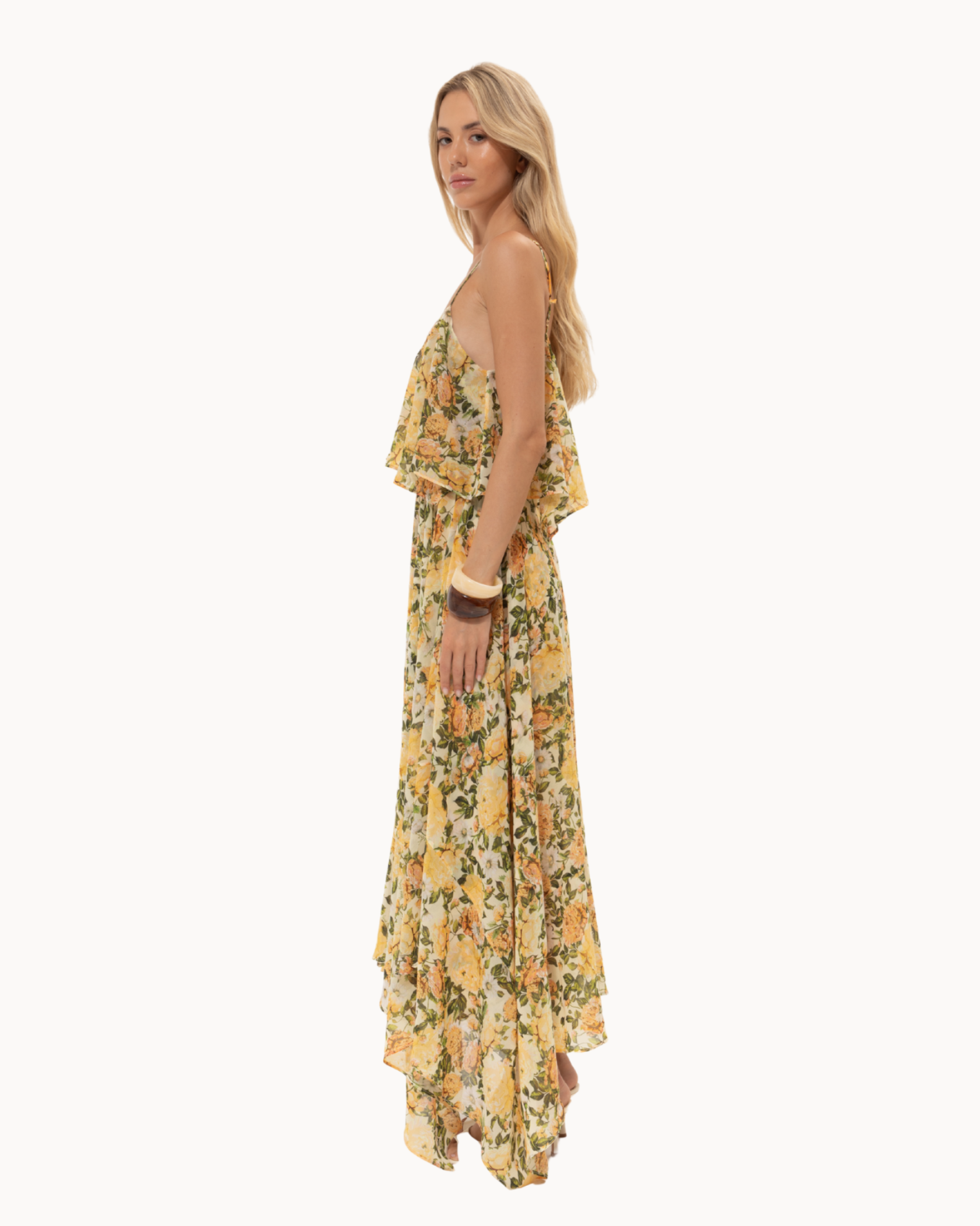 Picture of Asymmetrical Ruffled Dress