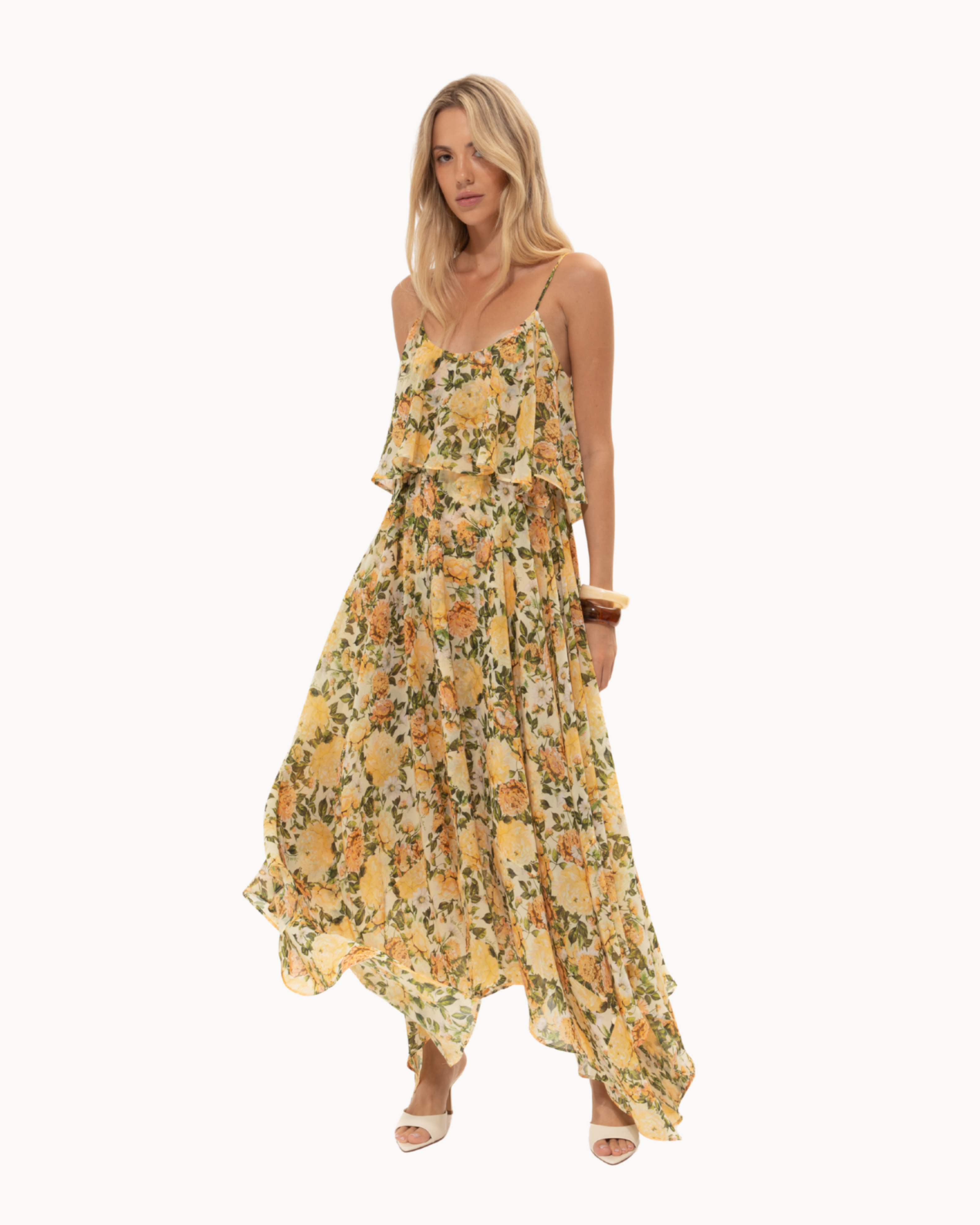 Picture of Asymmetrical Ruffled Dress