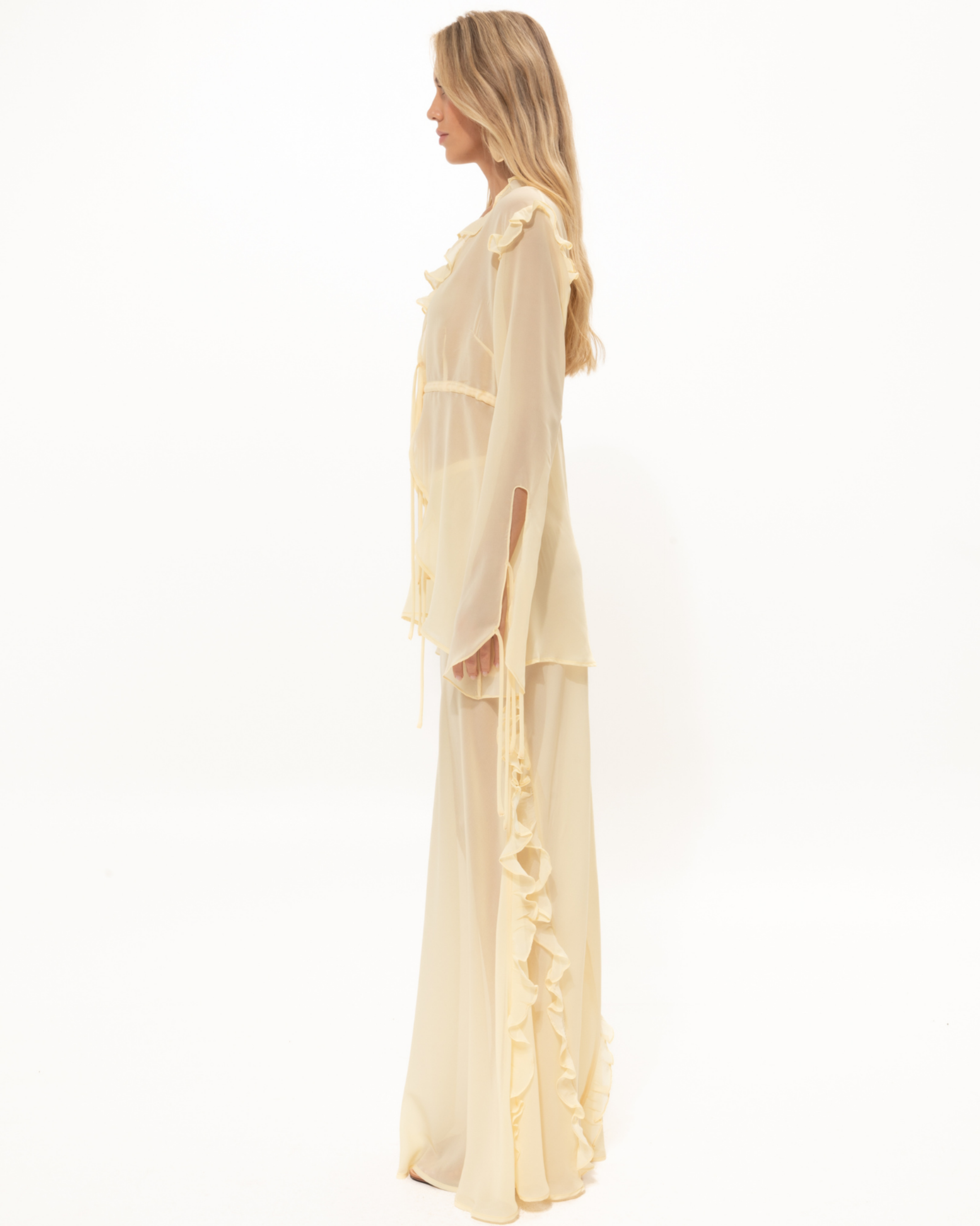 Picture of Chamomile Yellow Sheer Skirt