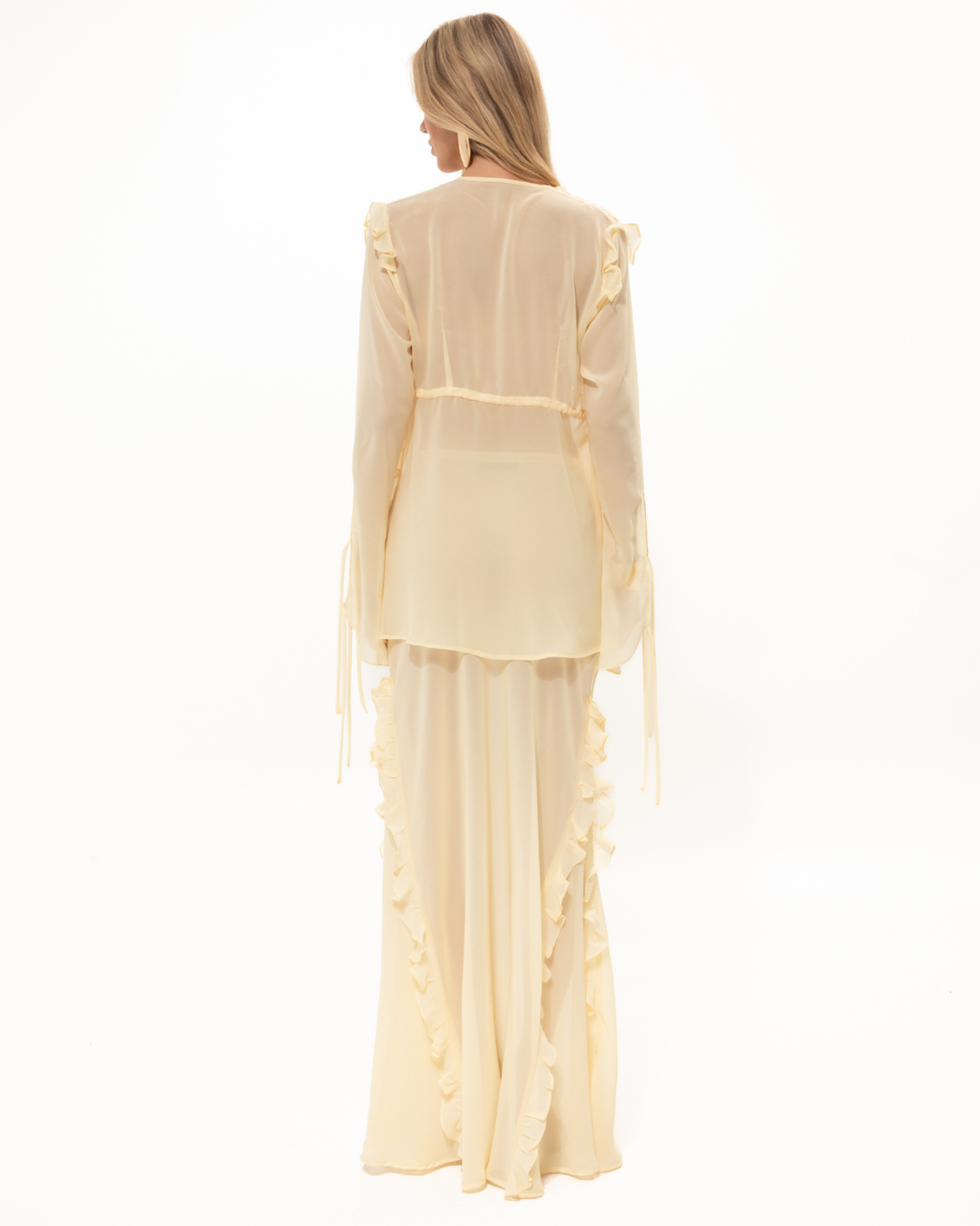 Picture of Chamomile Yellow Sheer Skirt