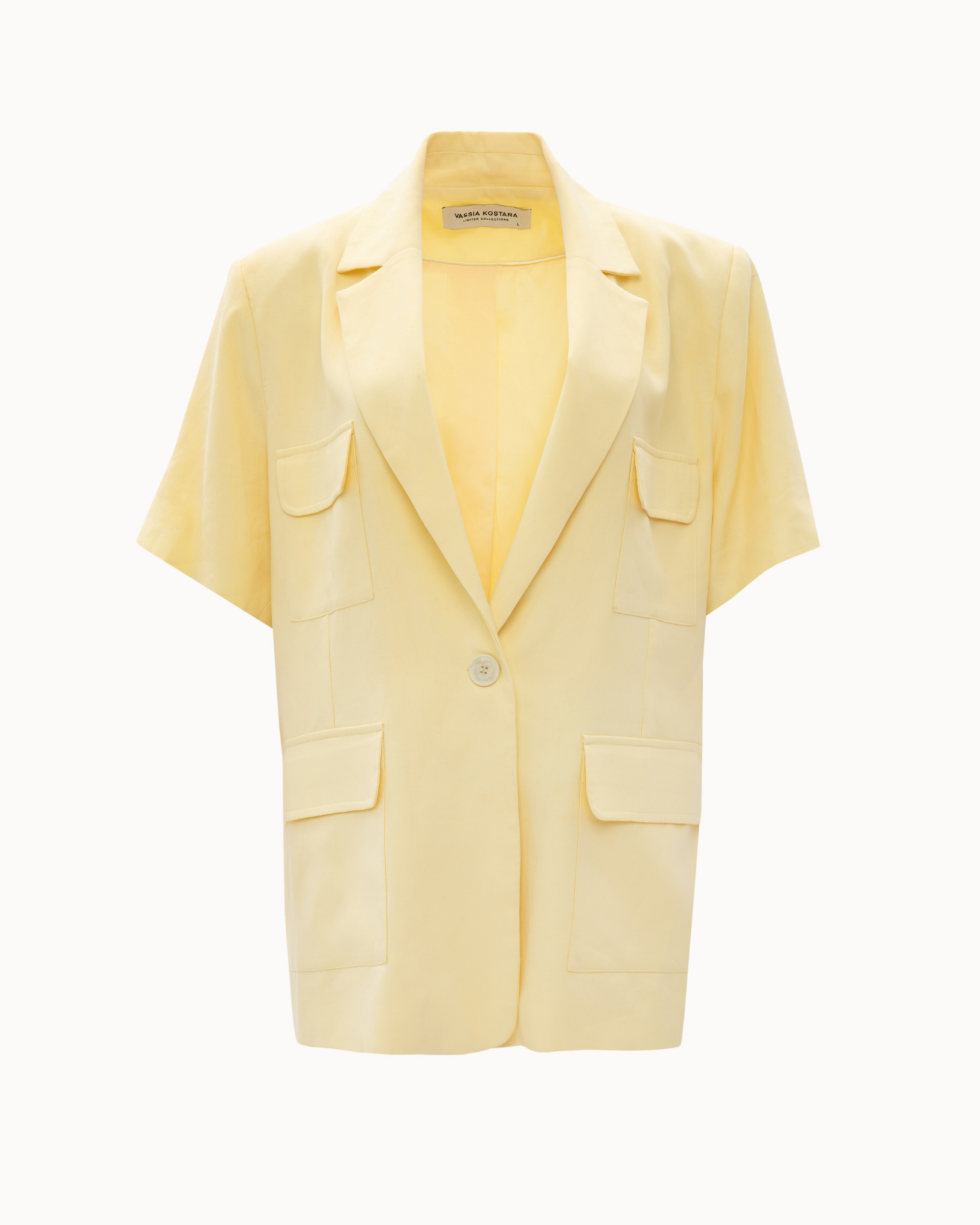 Picture of Chamomile Yellow Short-Sleeved Blazer