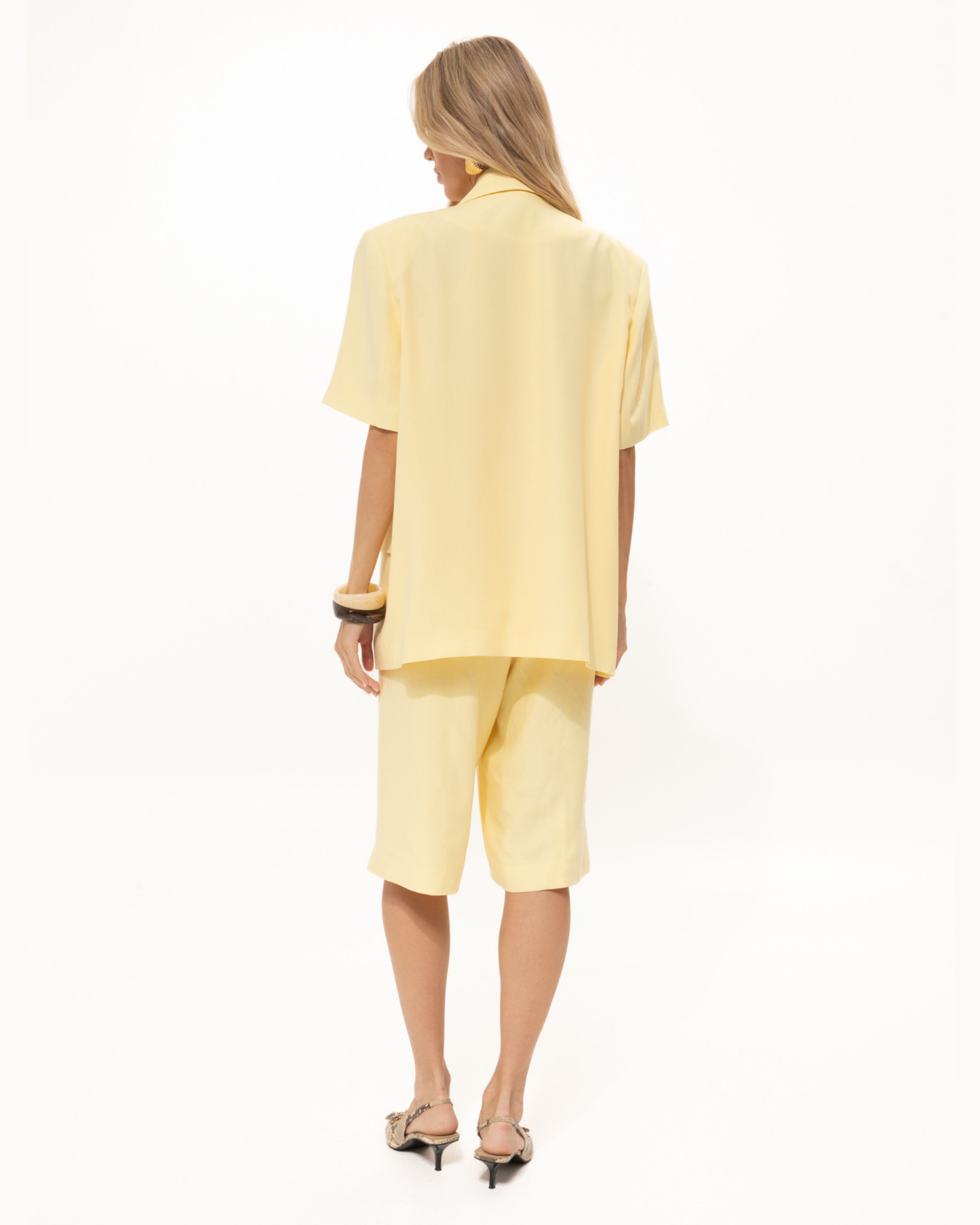 Picture of Chamomile Yellow Short-Sleeved Blazer