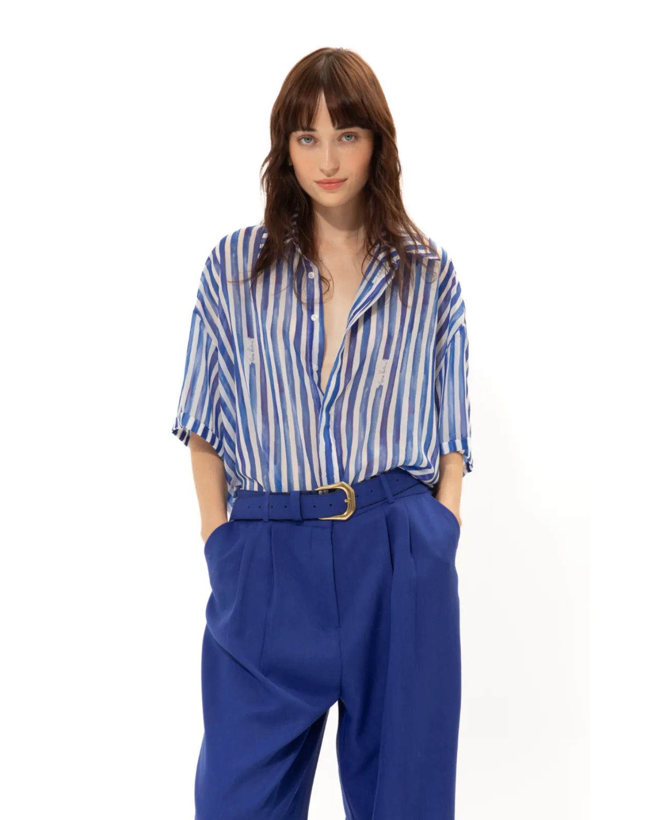 Show details for Aegean Blue OS Shirt Picture of Aegean Blue OS Shirt