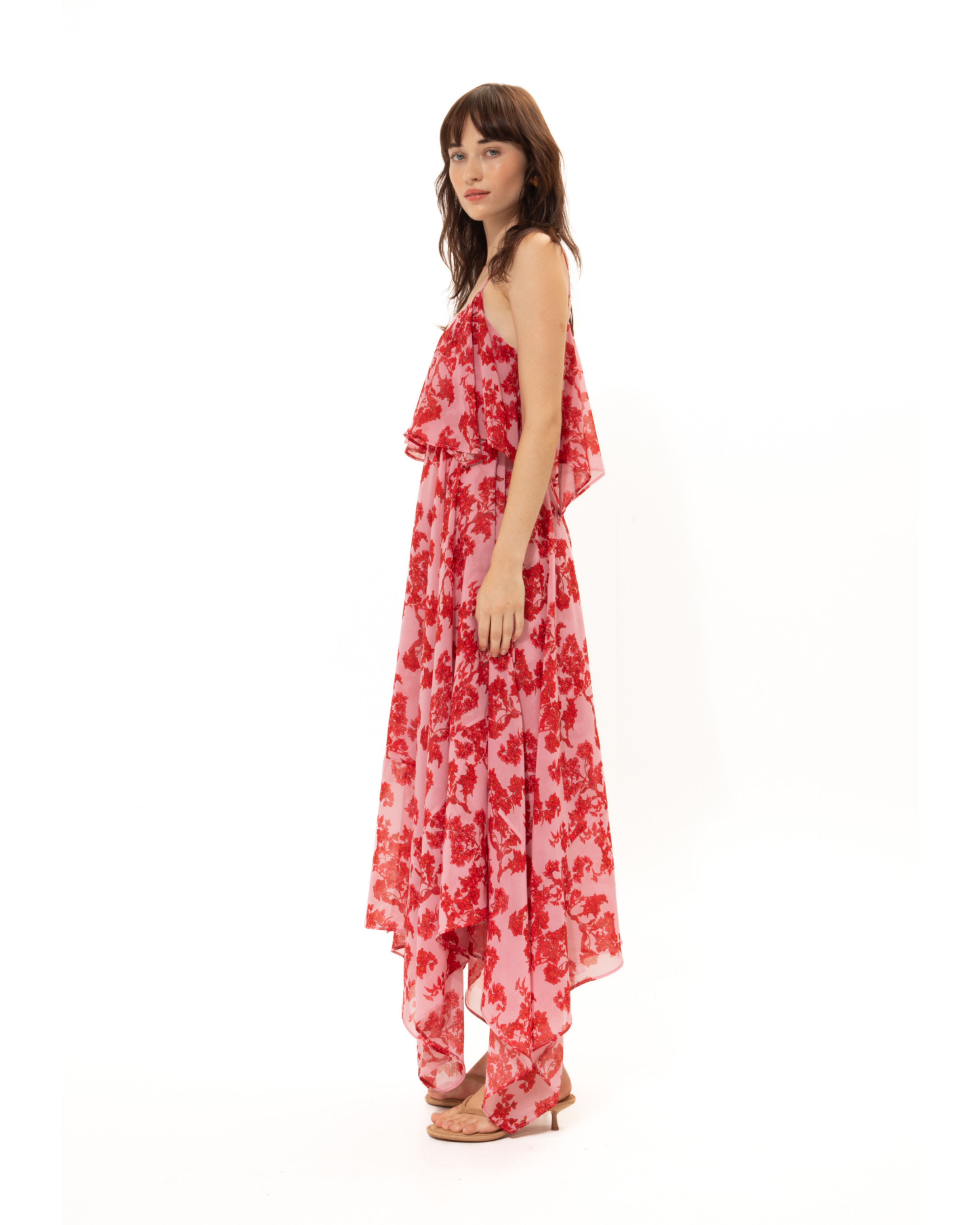 Picture of Bougainvillea Asymmetrical Dress