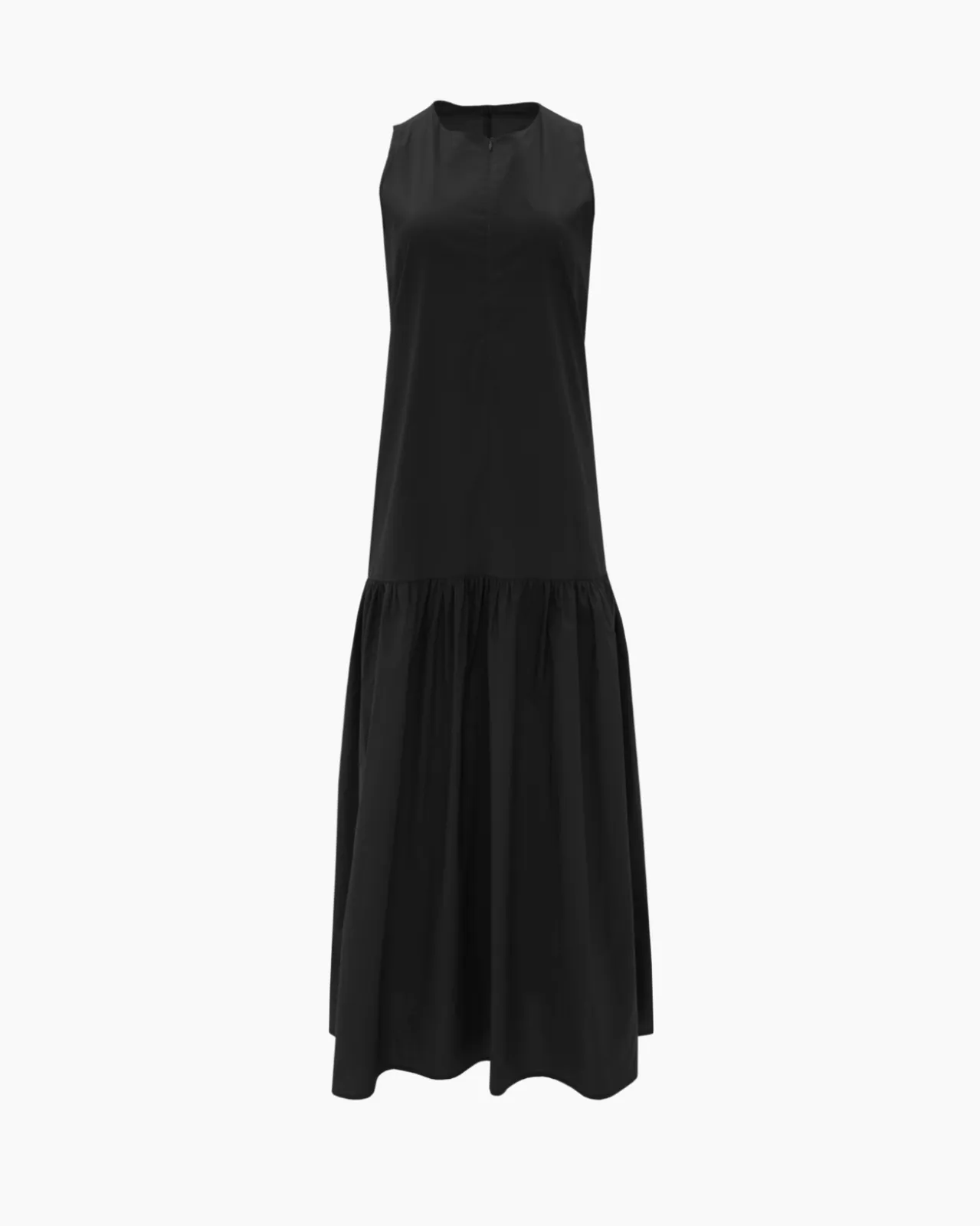 Show details for Black Cotton Dress Picture of Black Cotton Dress