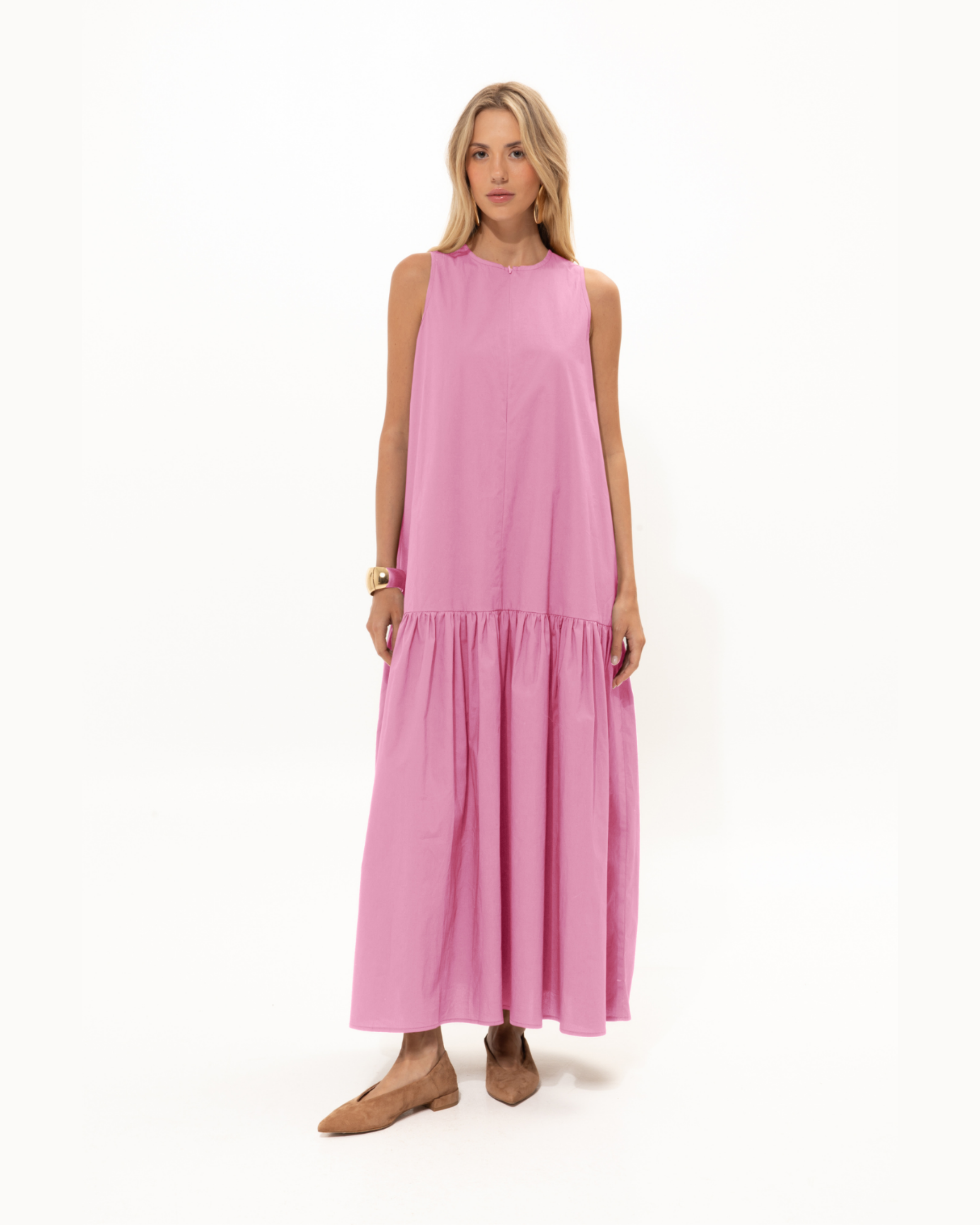 Picture of Pink Cotton Dress