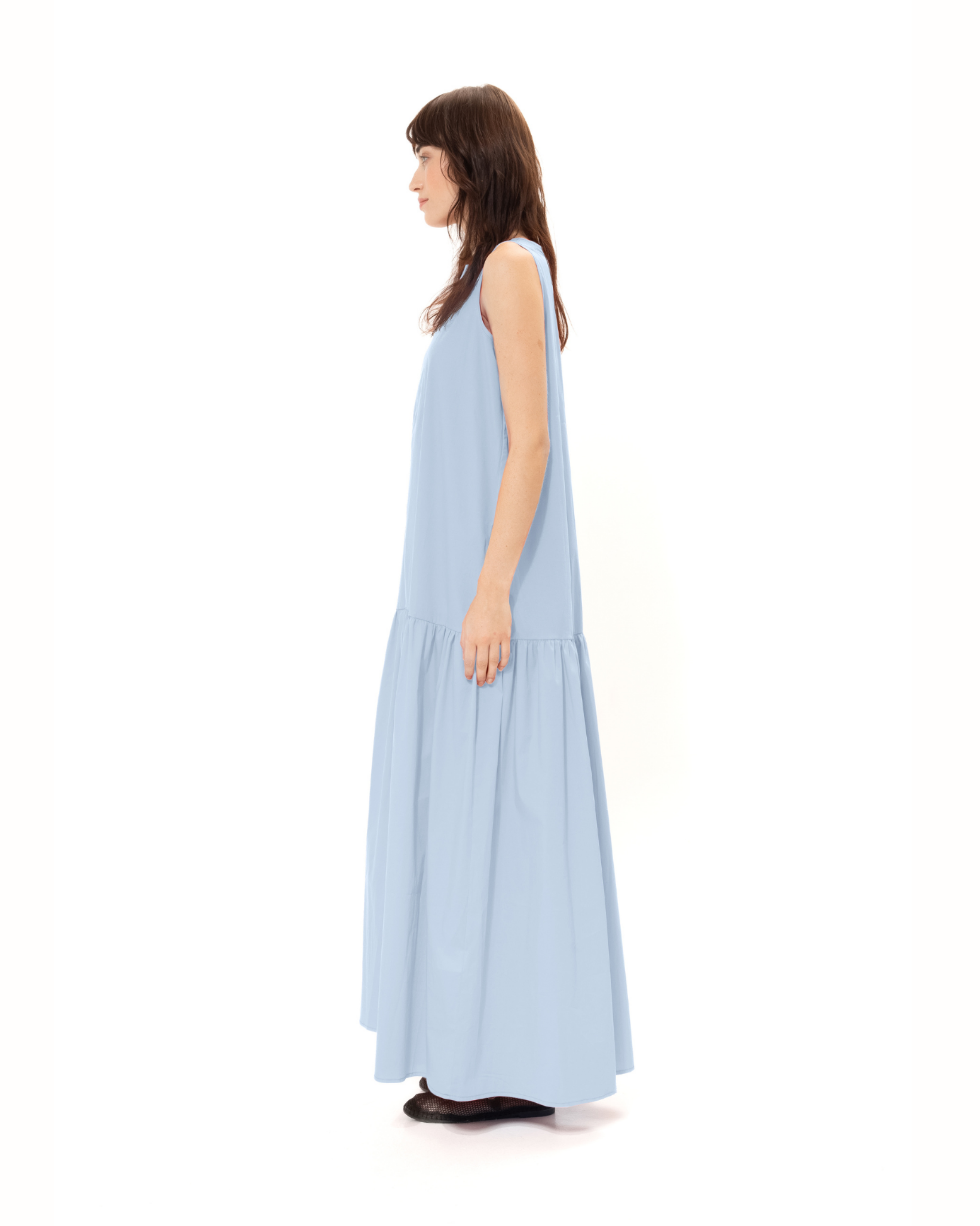Picture of Sky Blue Cotton Dress