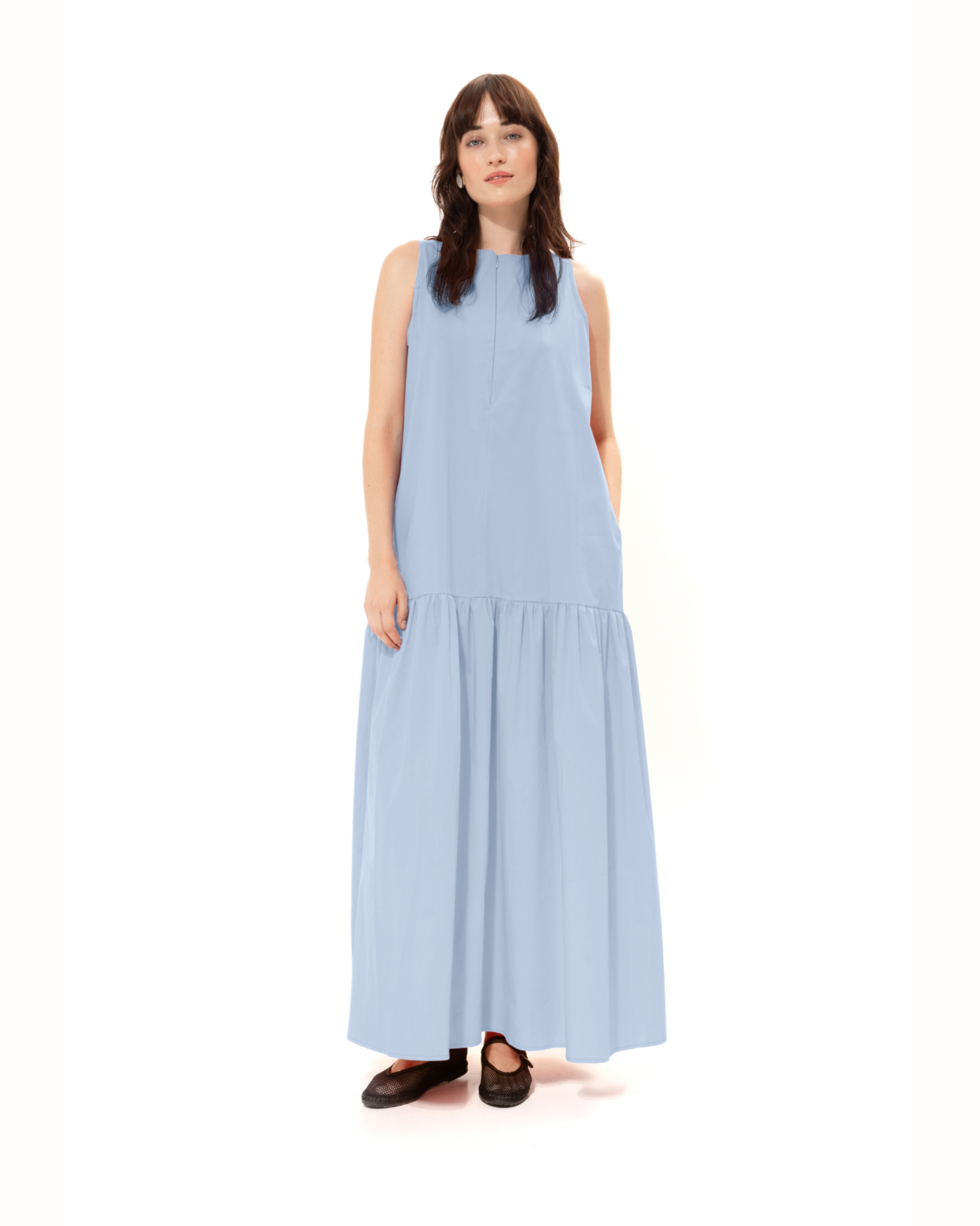 Picture of Sky Blue Cotton Dress