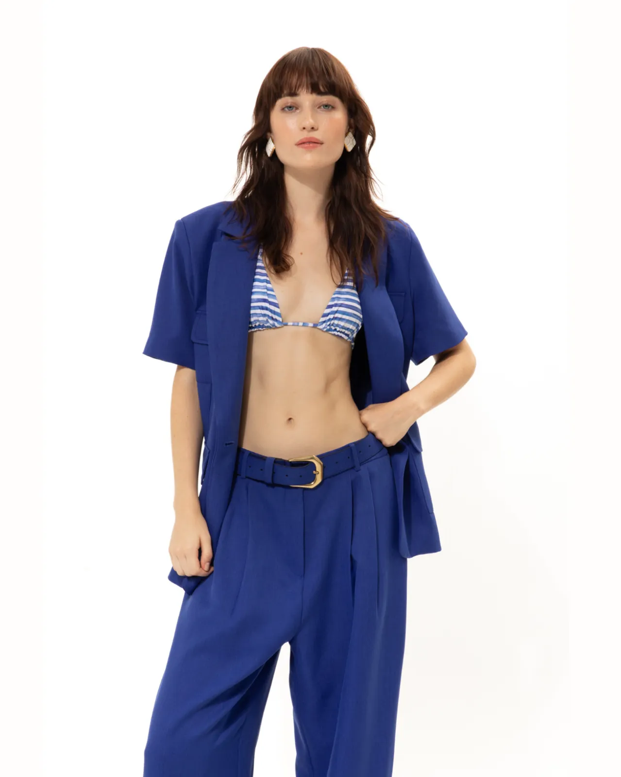 Show details for Deep Sea Short-Sleeved Blazer Picture of Deep Sea Short-Sleeved Blazer