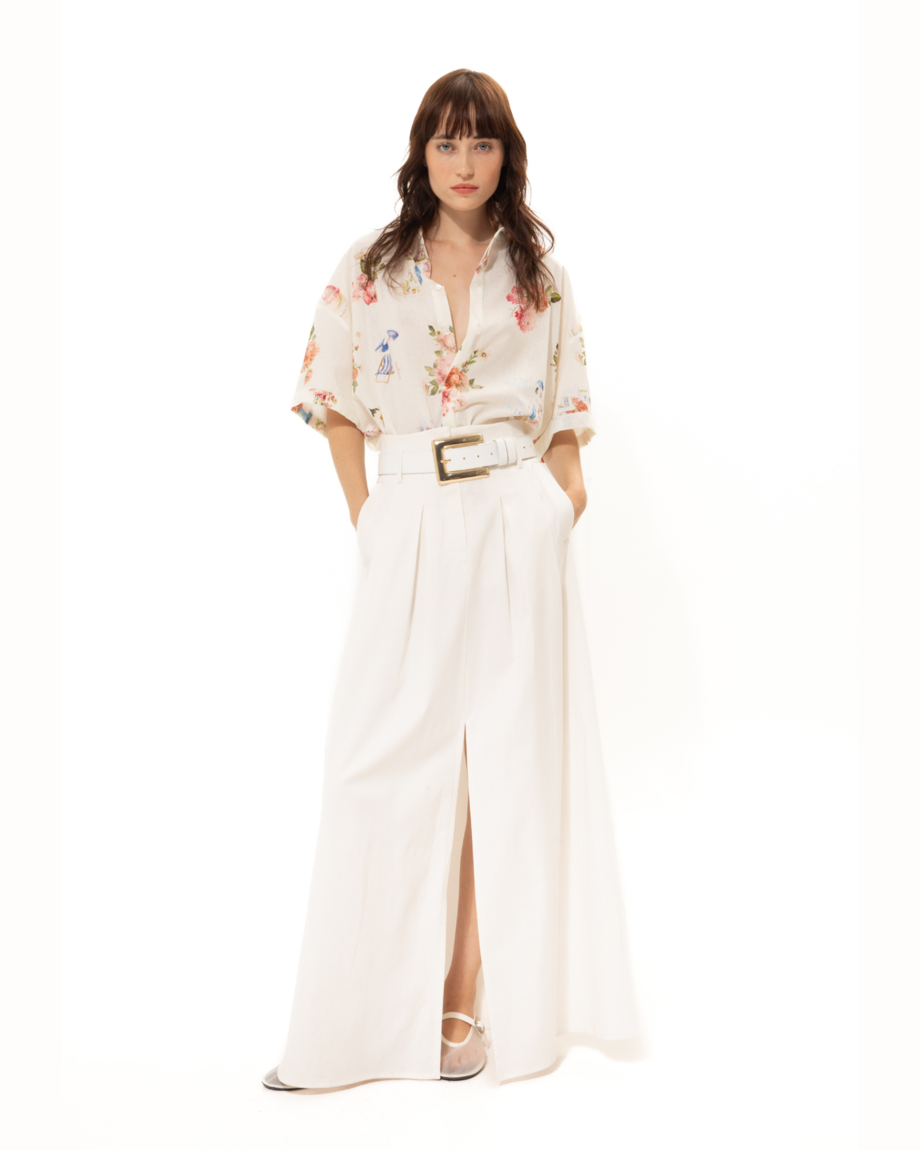 Picture of Island White Long Skirt